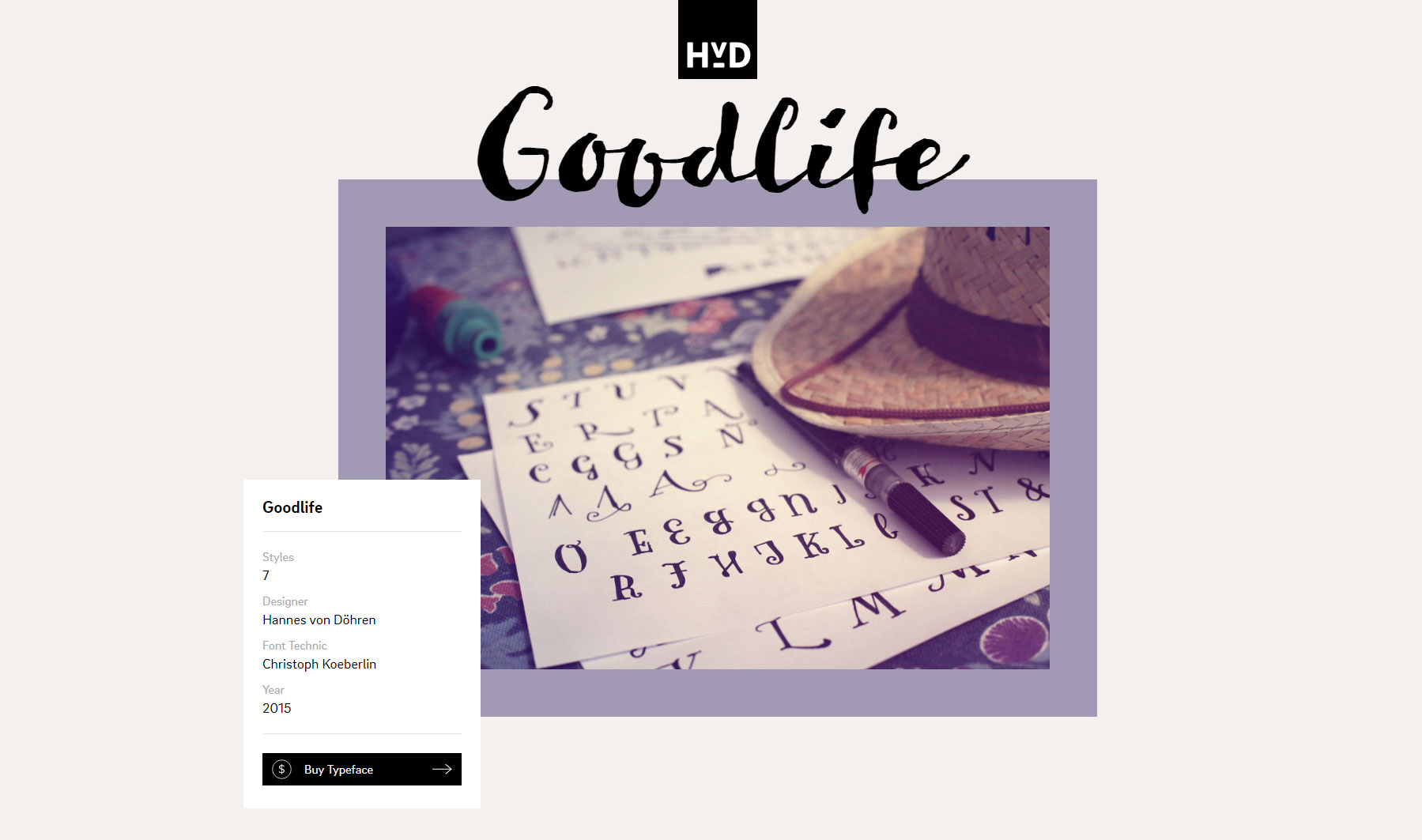 HvD Fonts - Website of the Day