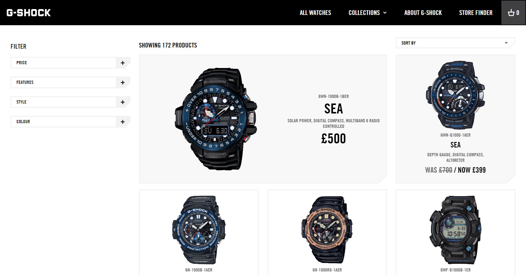 G-SHOCK - Website of the Day