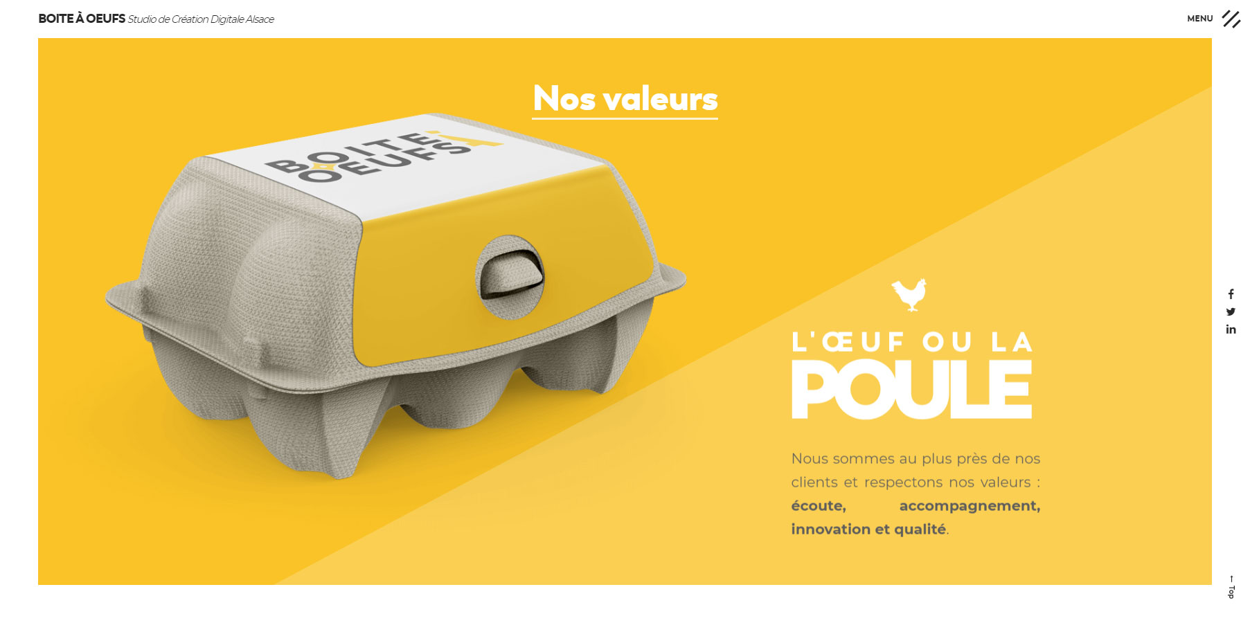 Boite à Oeufs - Website of the Day