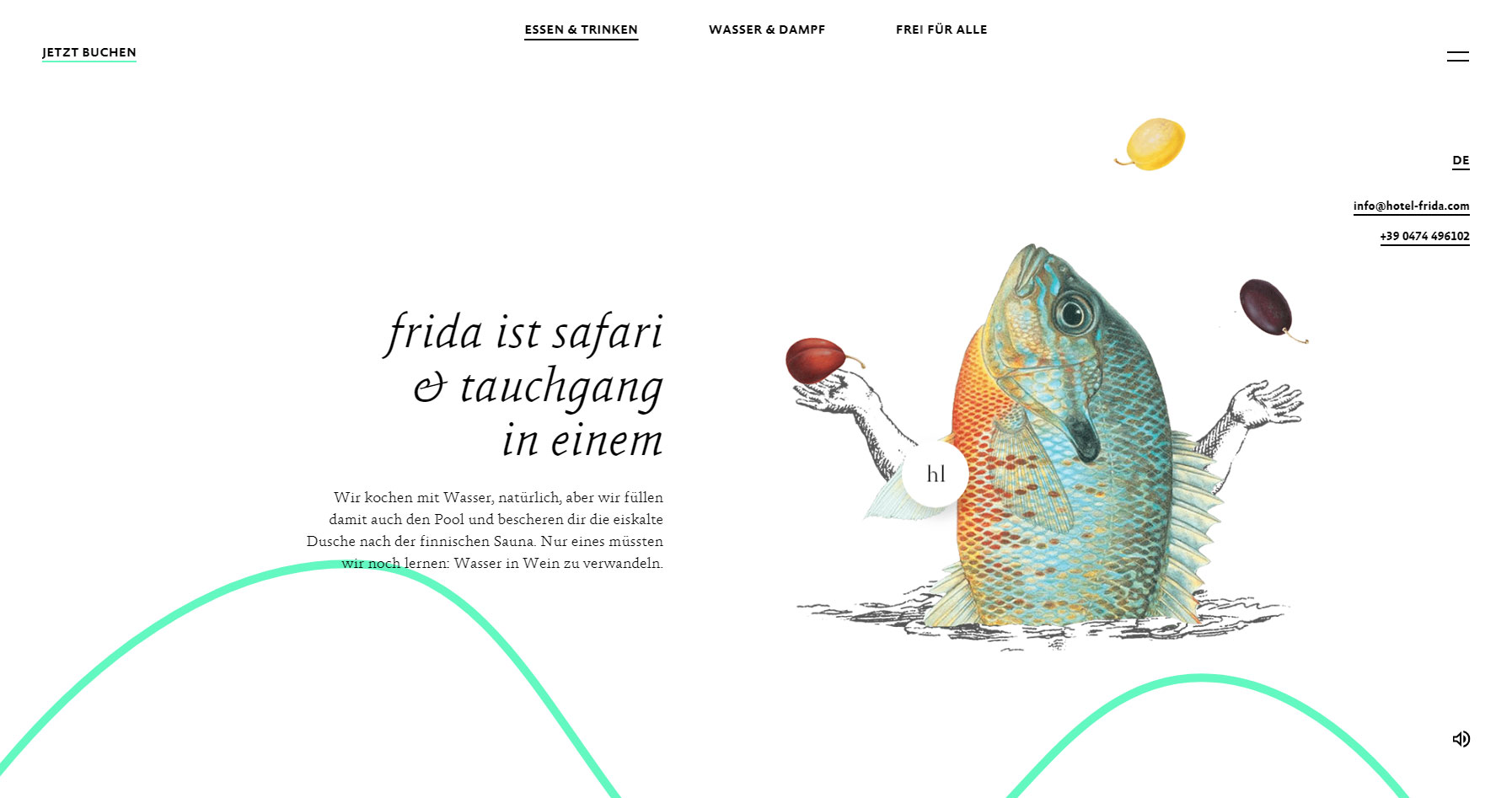 Hotel Frida by the Forest - Website of the Day