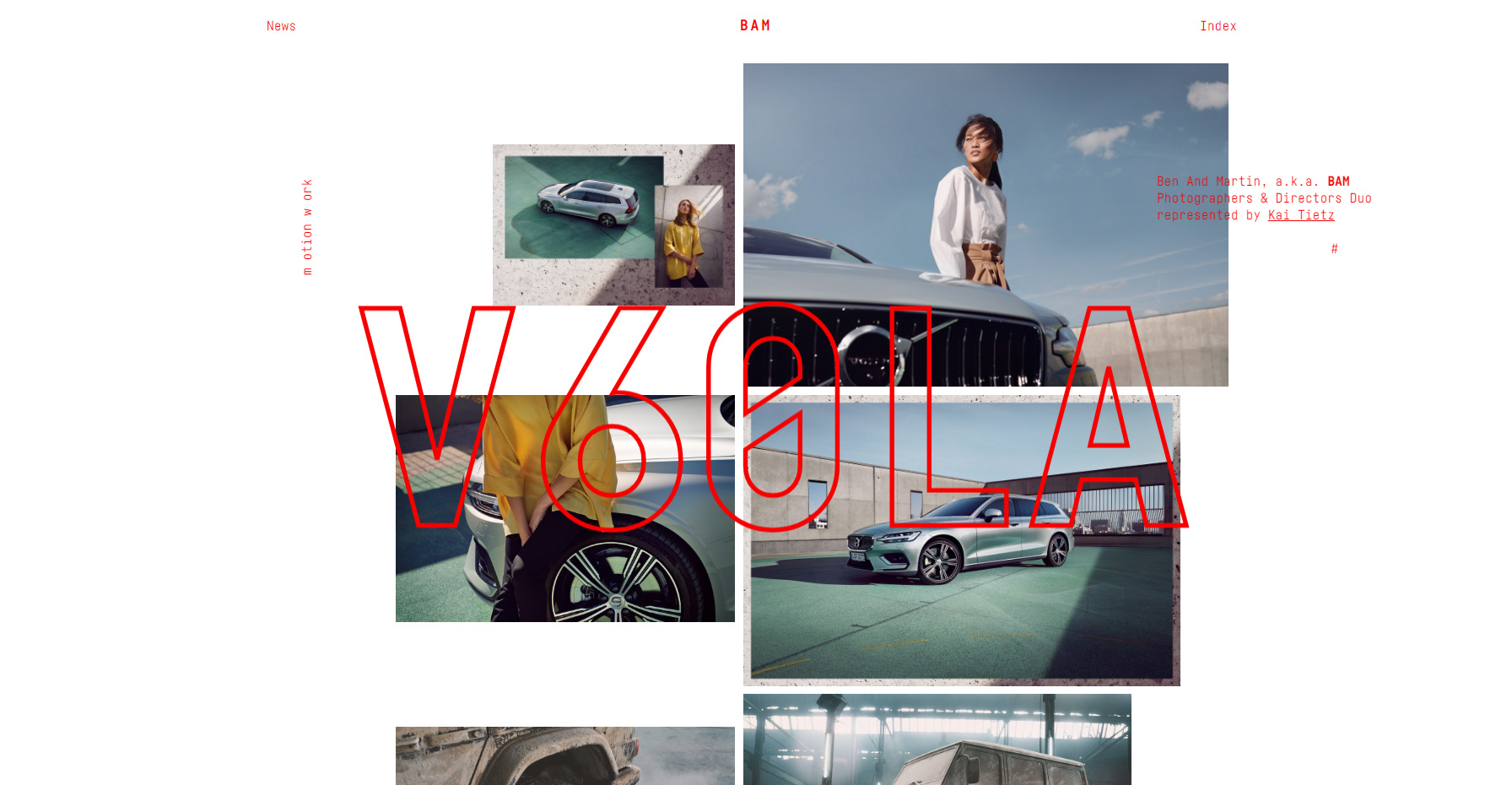 BAM Photographers & Directors - Website of the Day