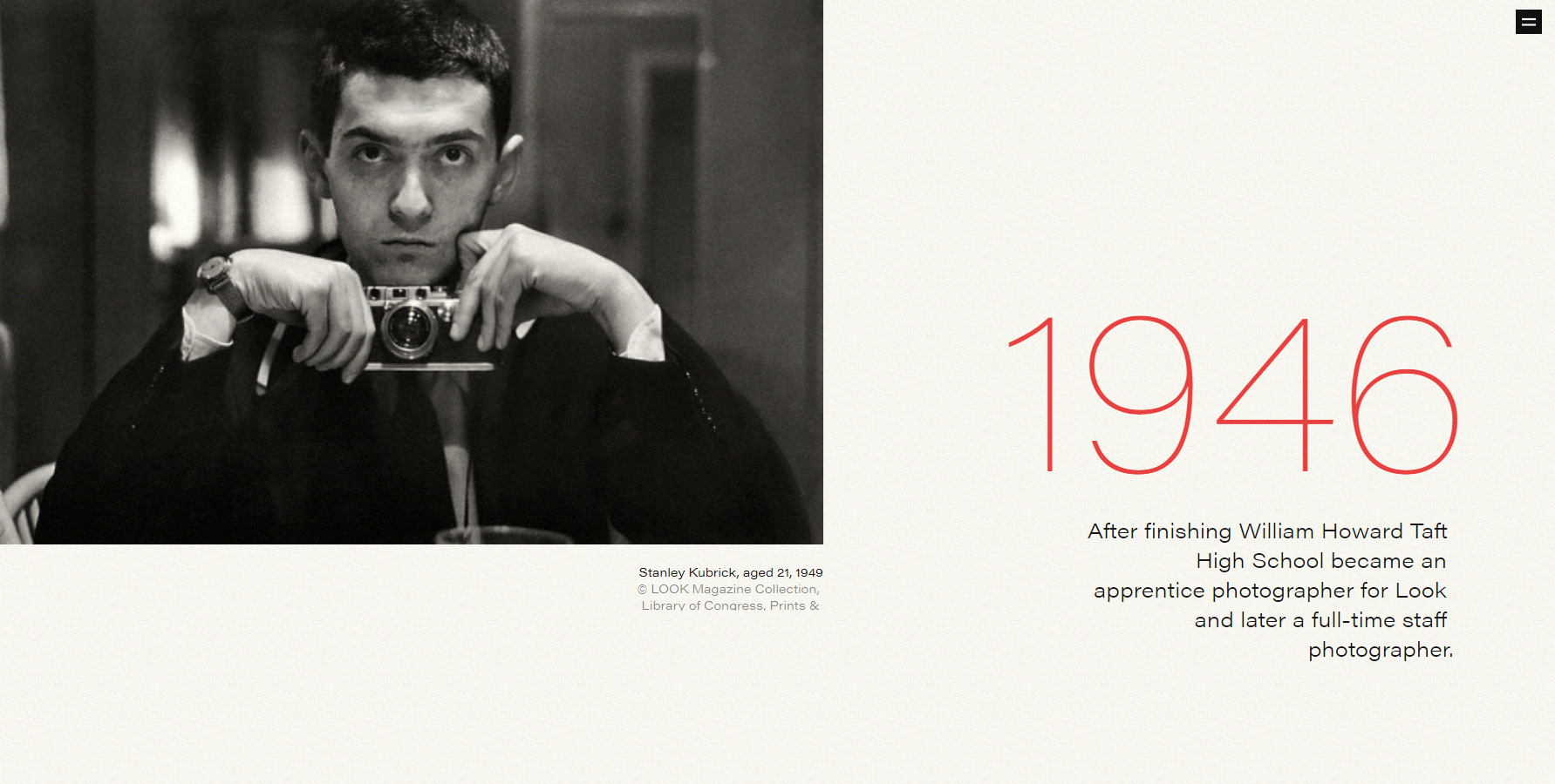 Stanley Kubrick. Work and life - Website of the Day
