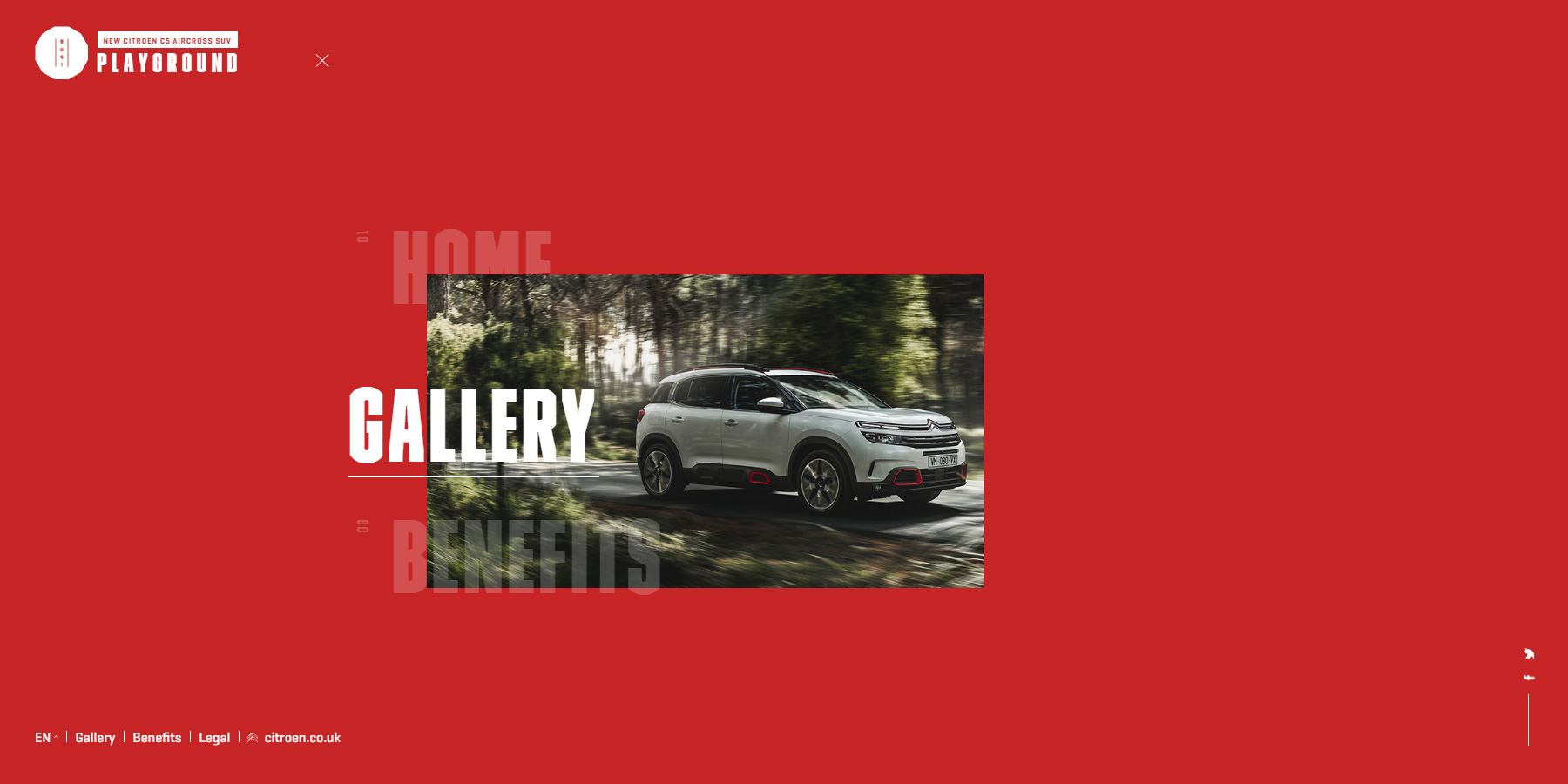 Citroën C5 Aircross Playground - Website of the Month