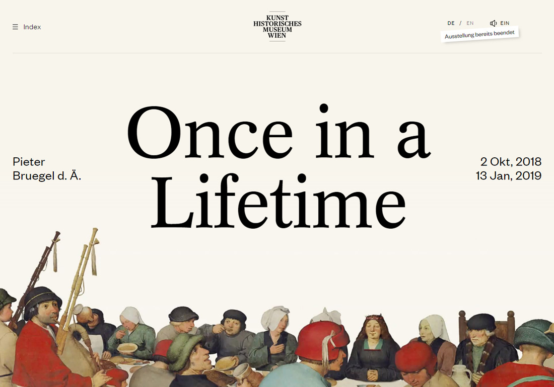Bruegel – Once in a Lifetime