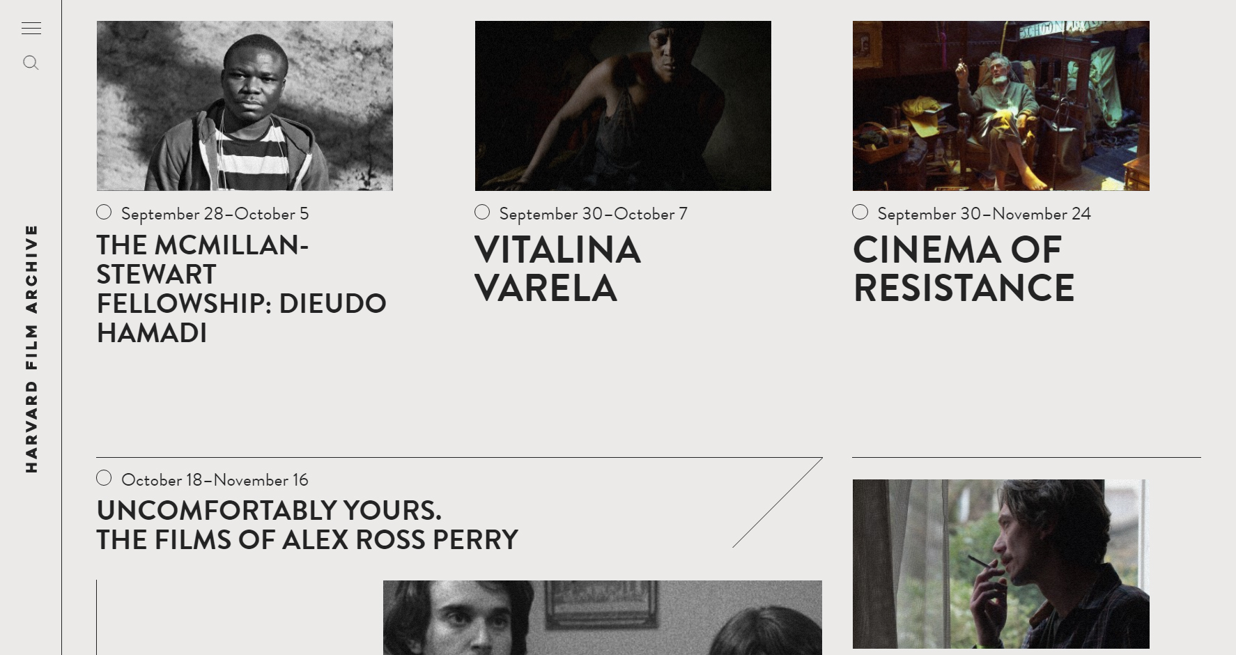 Harvard Film Archive - Website of the Day