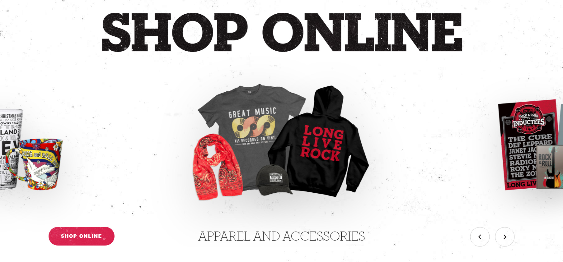 Rock & Roll Hall of Fame Museum - Website of the Day