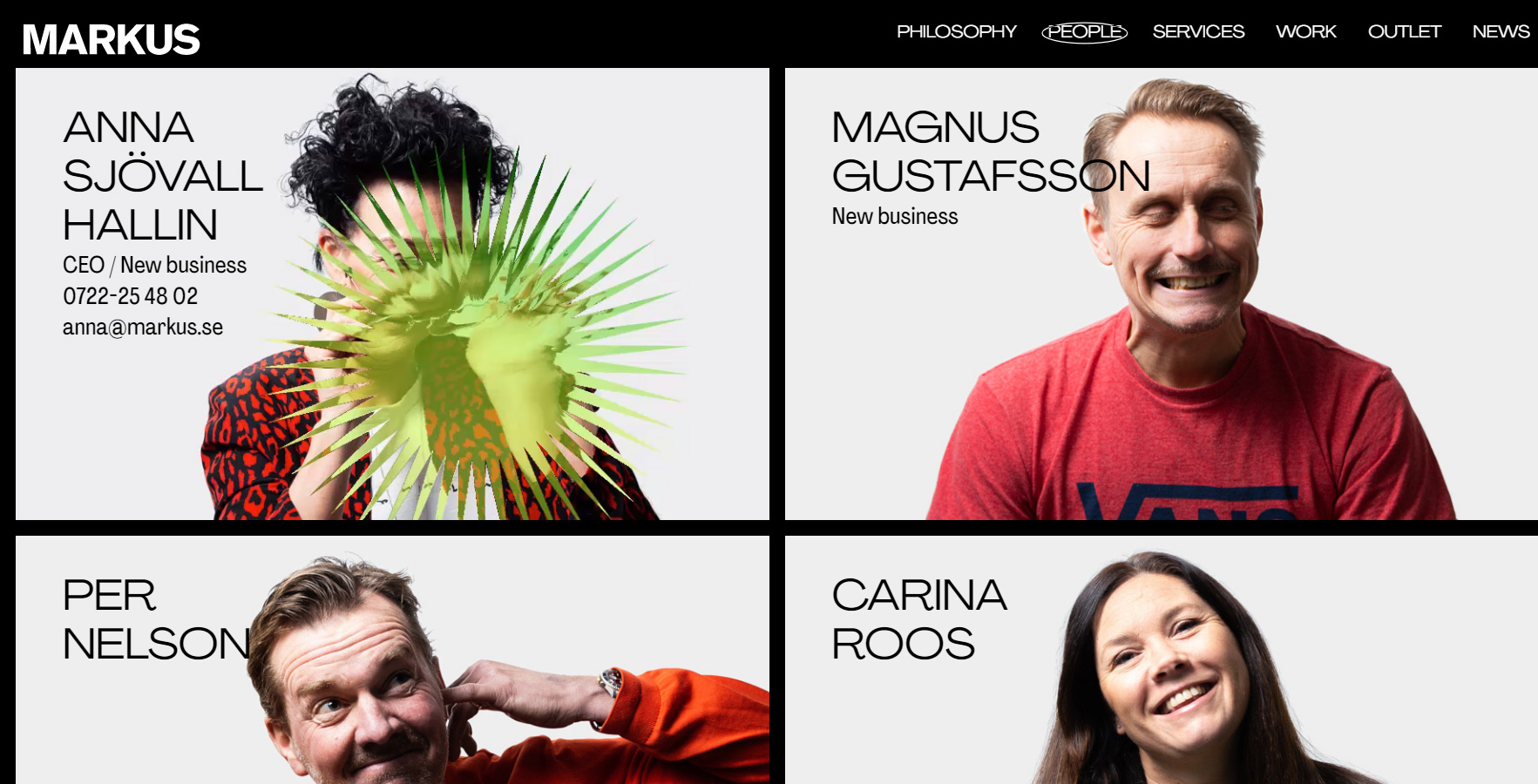 Markus Agency - Website of the Day