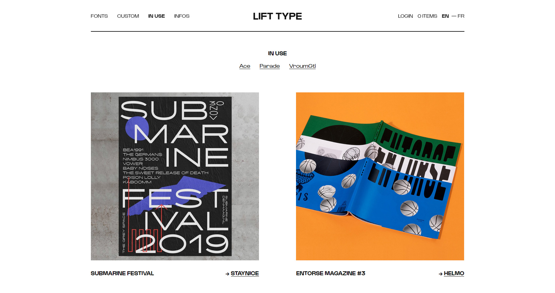 Lift Type - Website of the Day