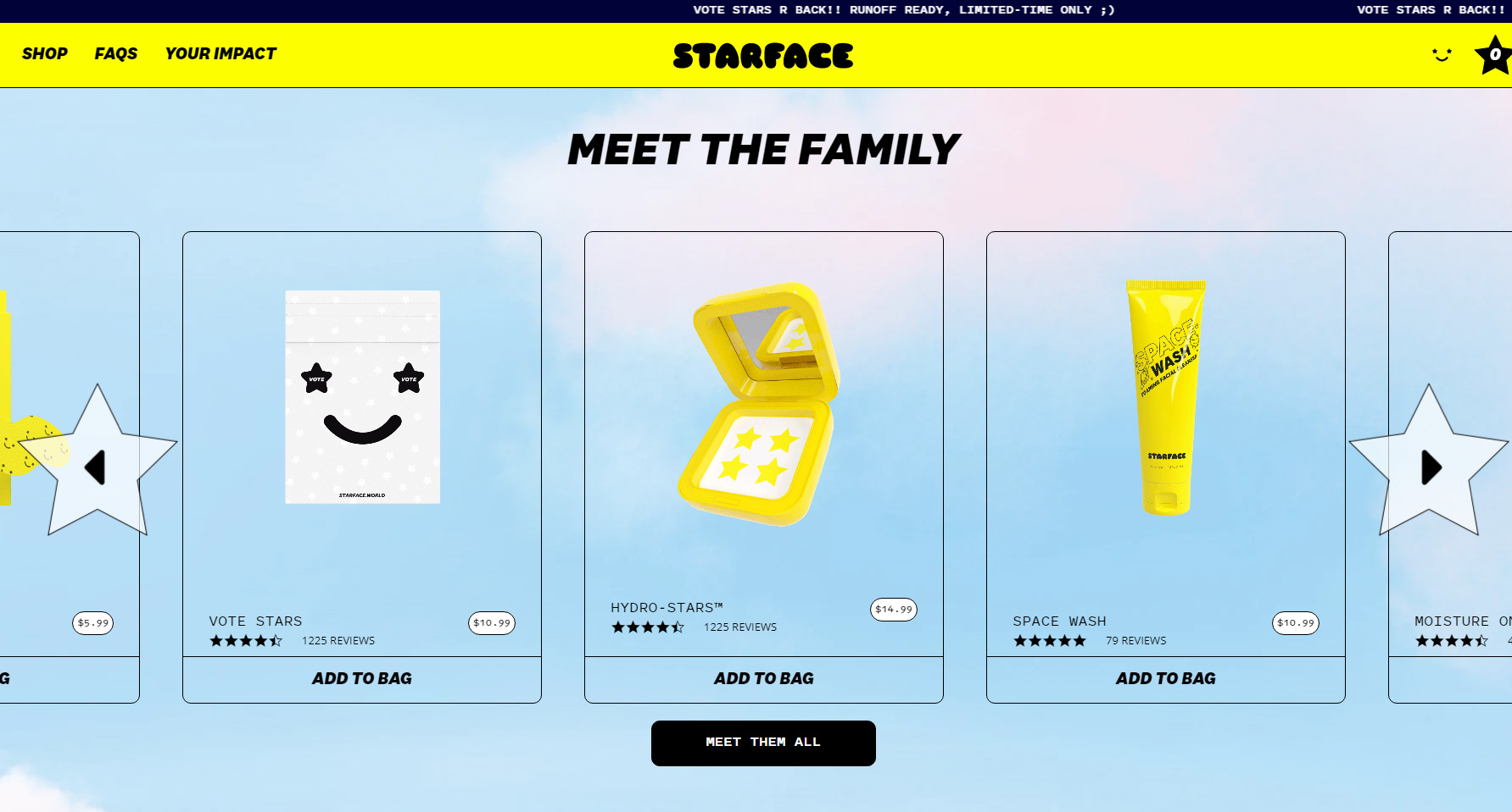 Starface - Website of the Day