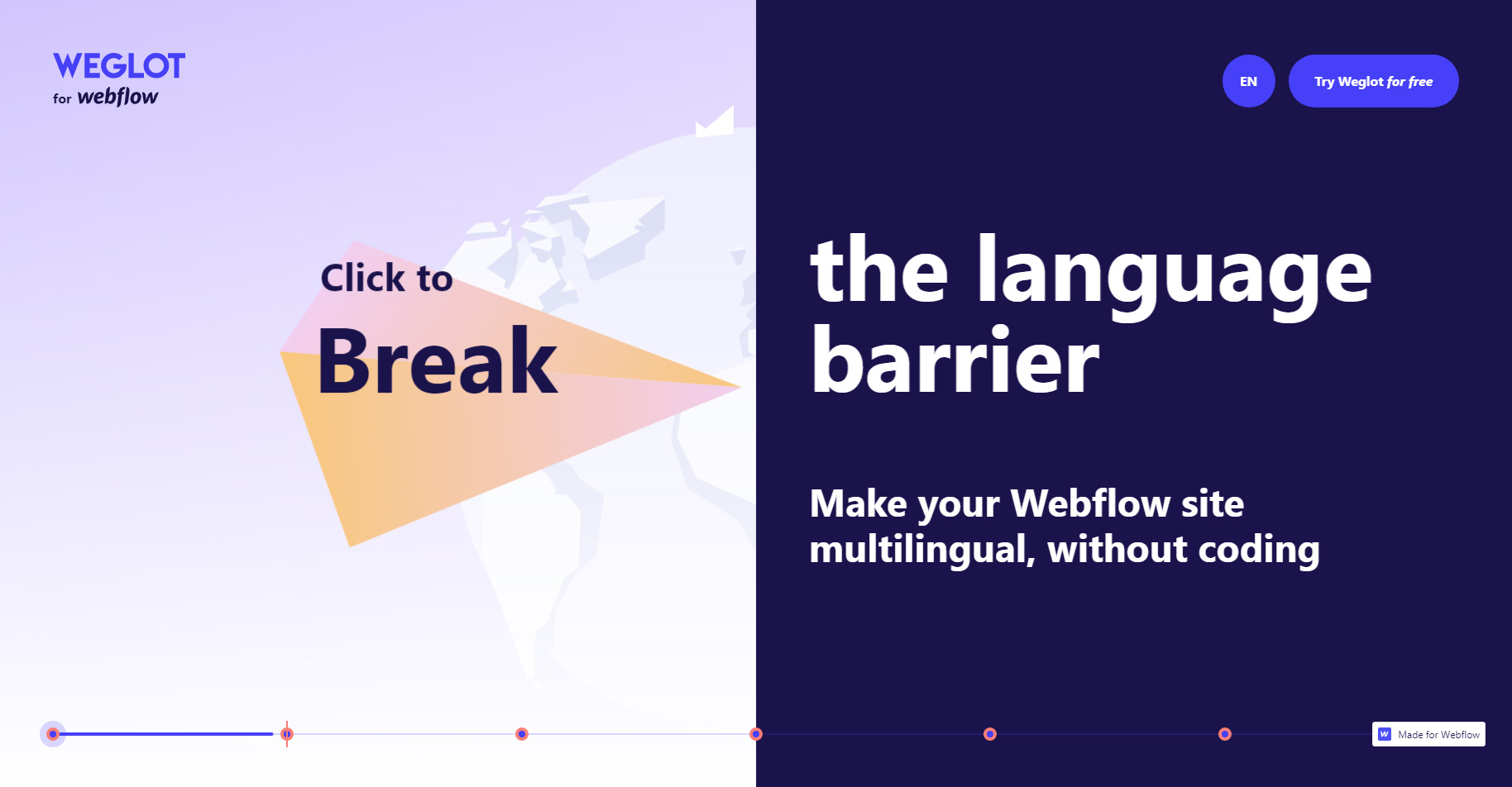 Weglot for Webflow - Website of the Day