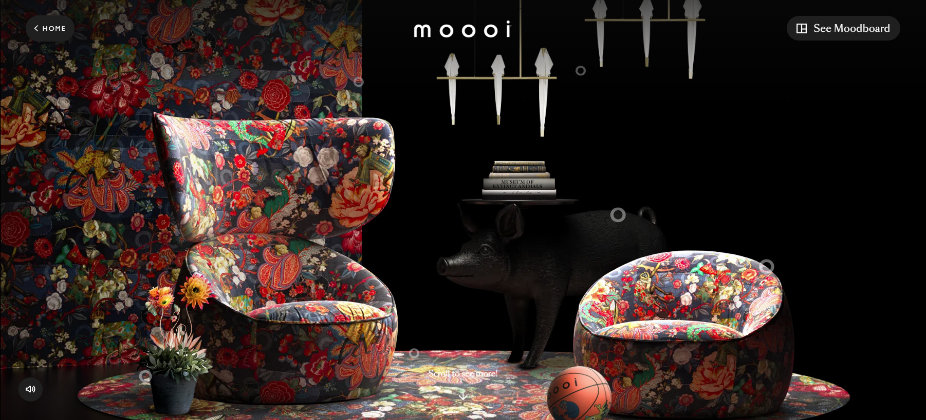 Moooi - A Life Extraordinary - Website of the Month
