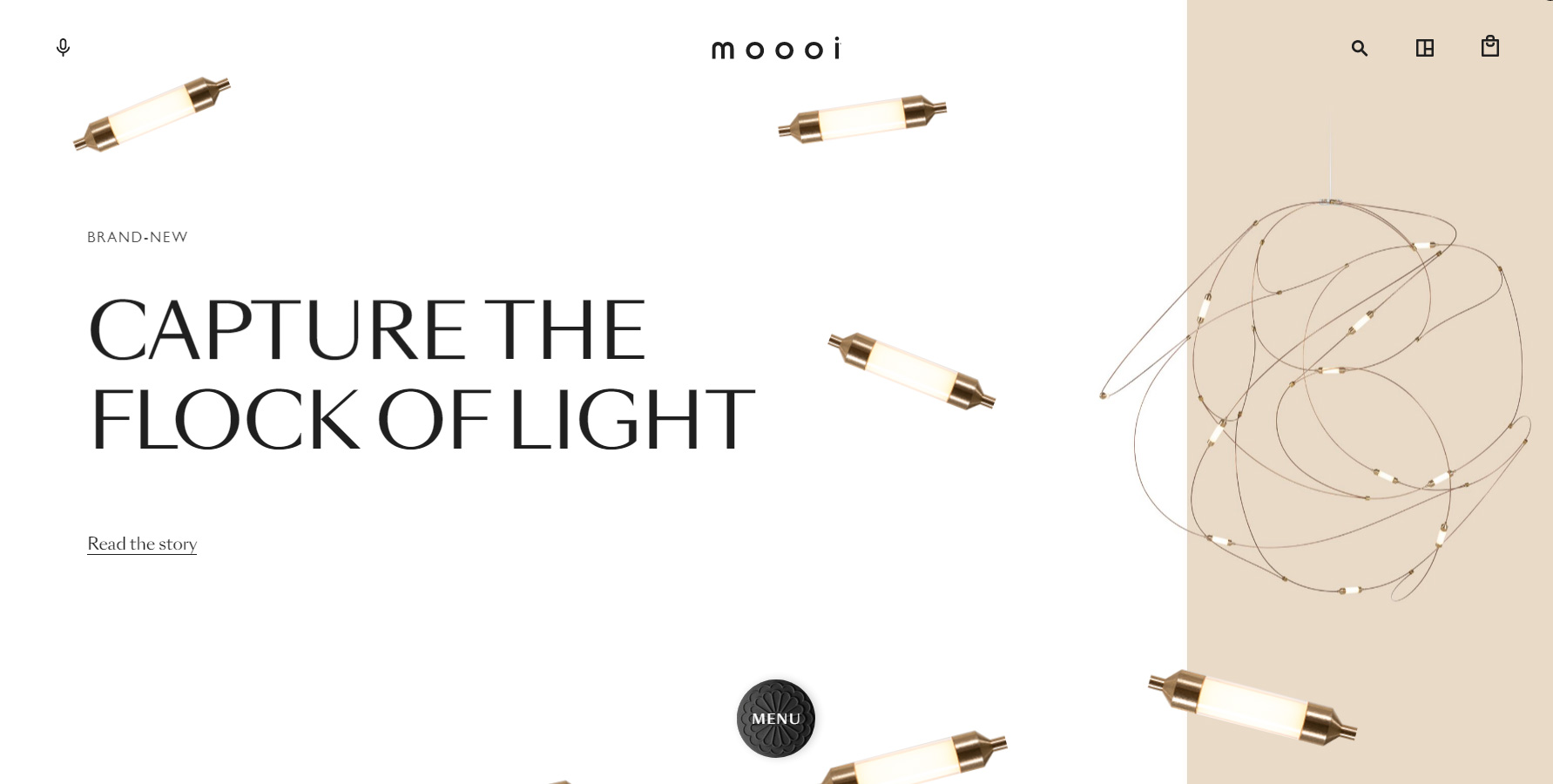 Moooi Digital Flagship Store - Website of the Day