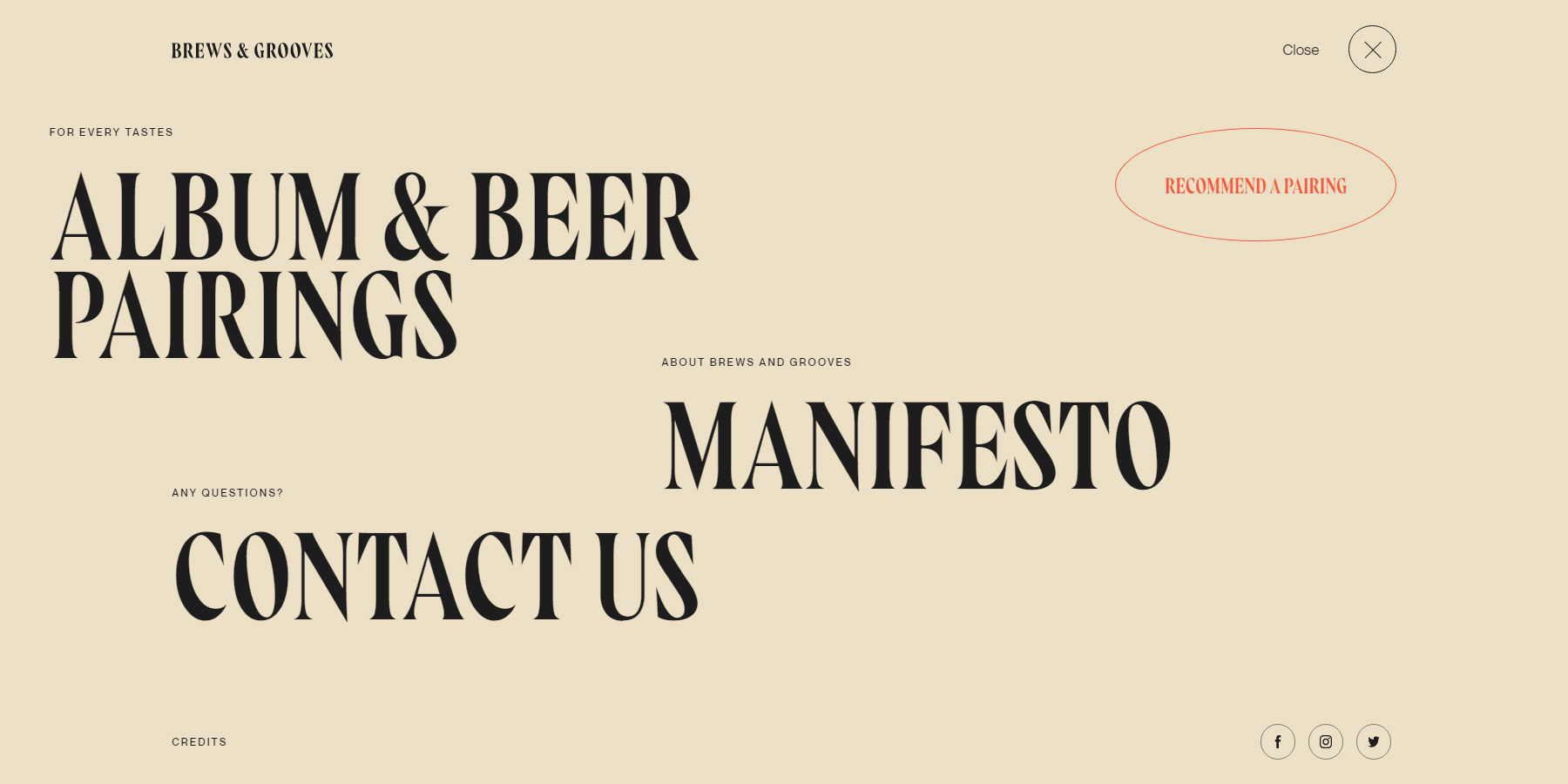 Brews and Grooves - Website of the Day
