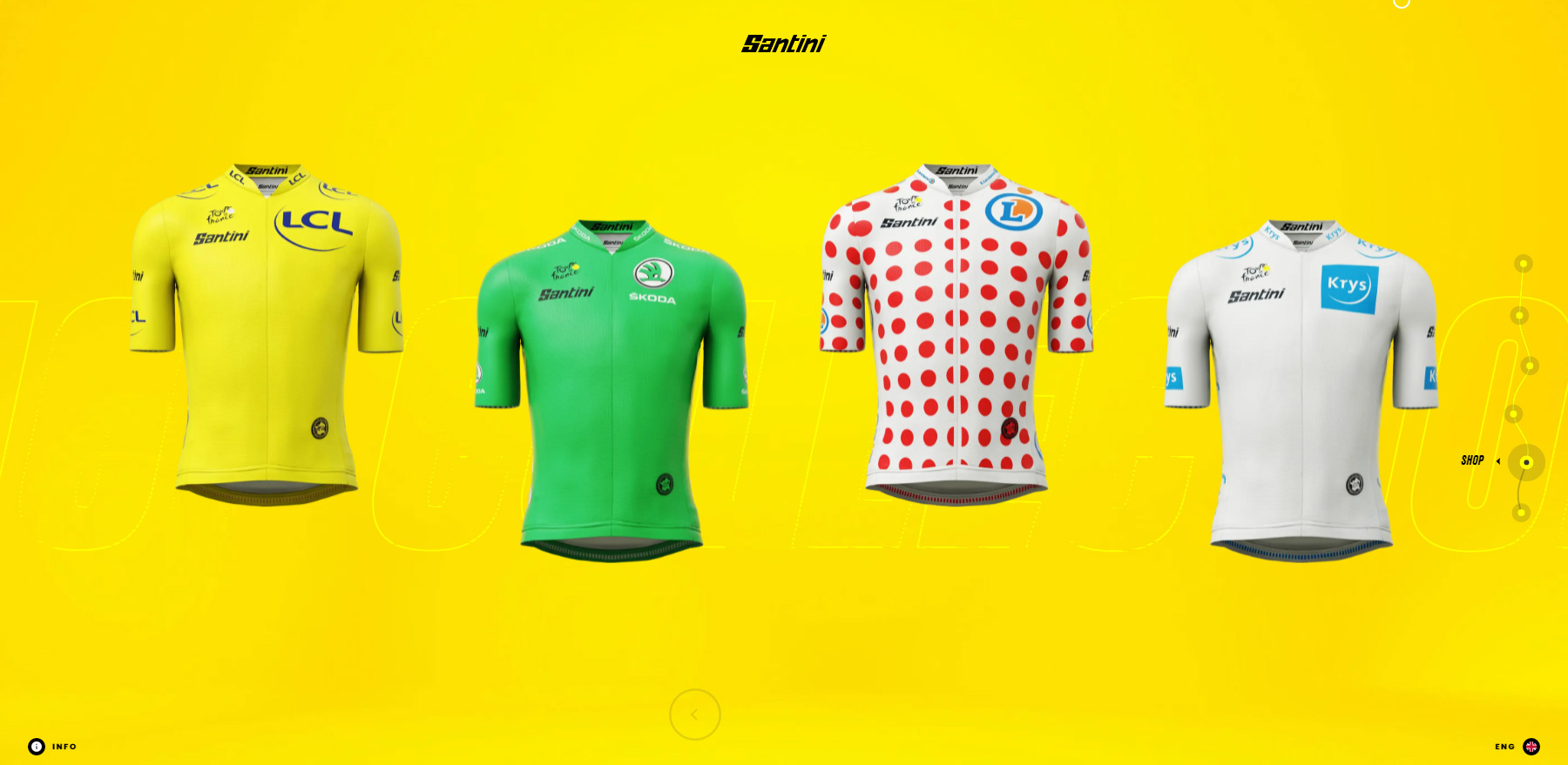 Santini Cycling Tour de France - Website of the Day