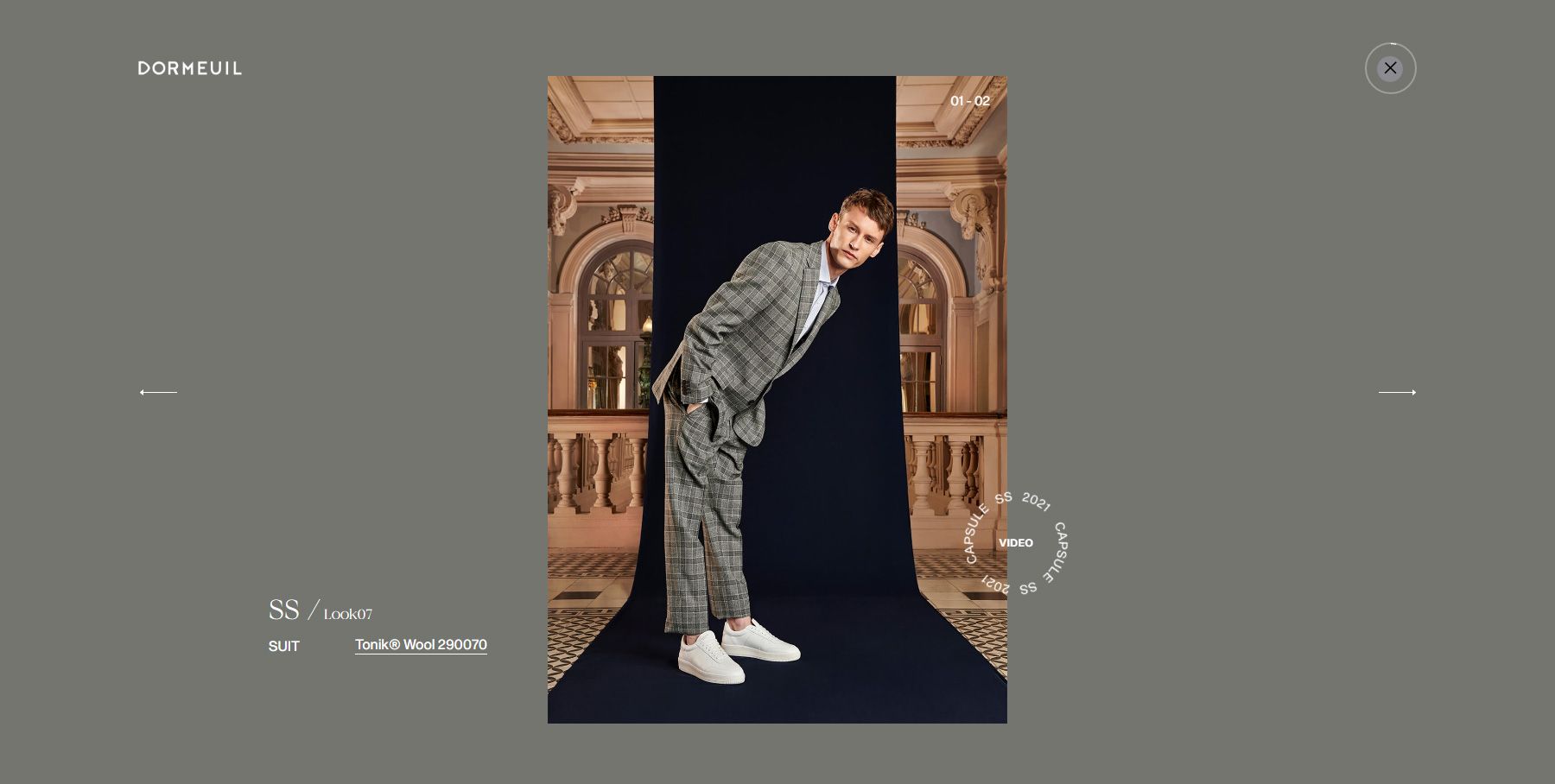Dormeuil SS 2021 - Website of the Day