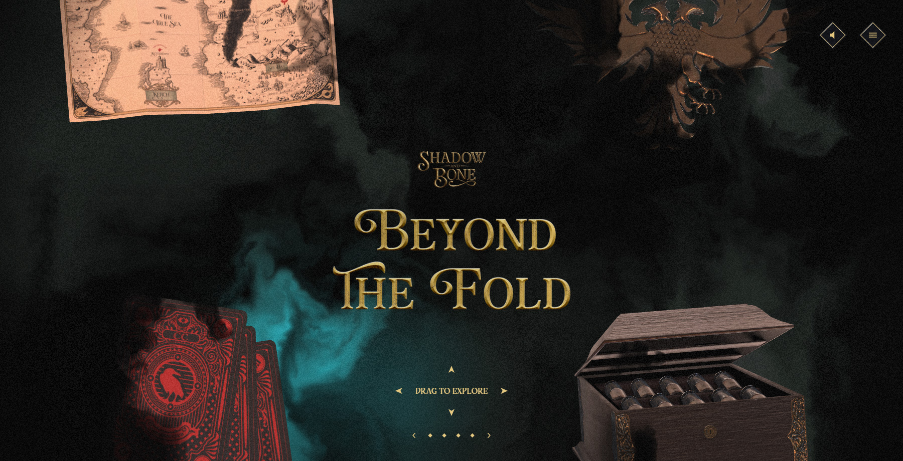 Shadow and Bone: Beyond the Fold - Website of the Day
