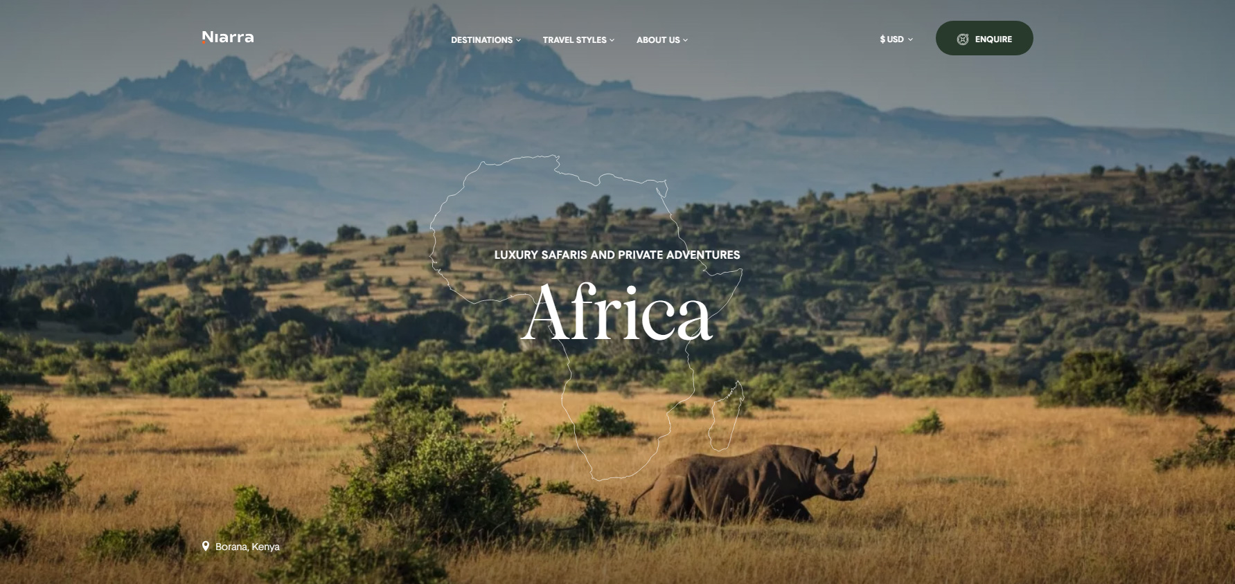 Niarra Travel - Website of the Day