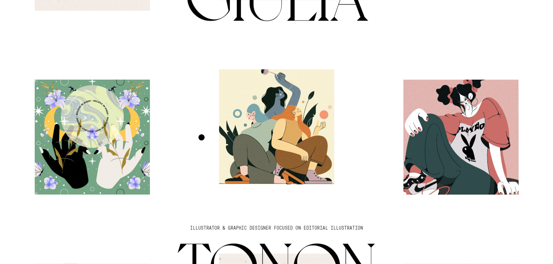 Giulia Tonon - Website of the Day