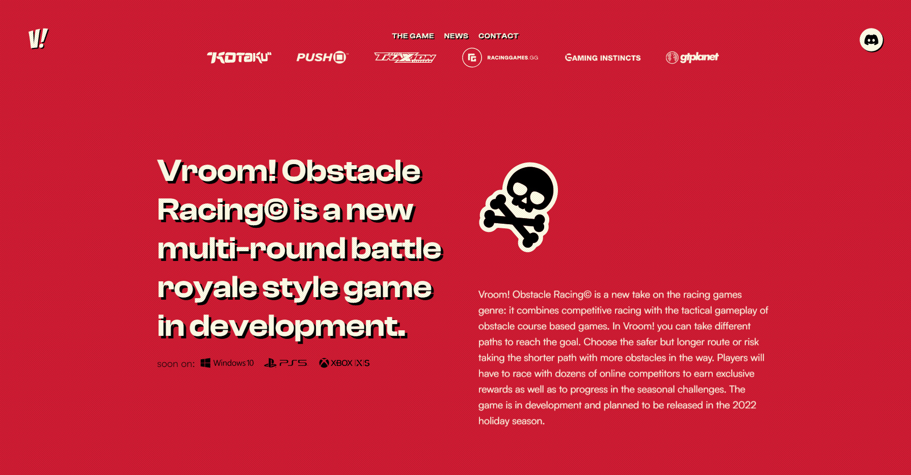 Vroom! Obstacle Racing - Website of the Day