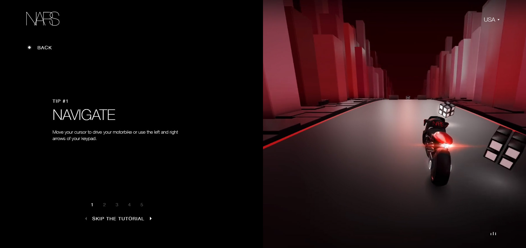 NARS - Play Your Power - Website of the Day