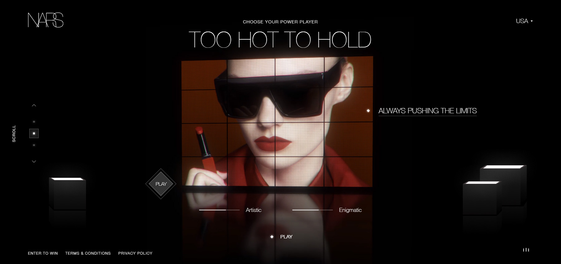 NARS - Play Your Power - Website of the Day