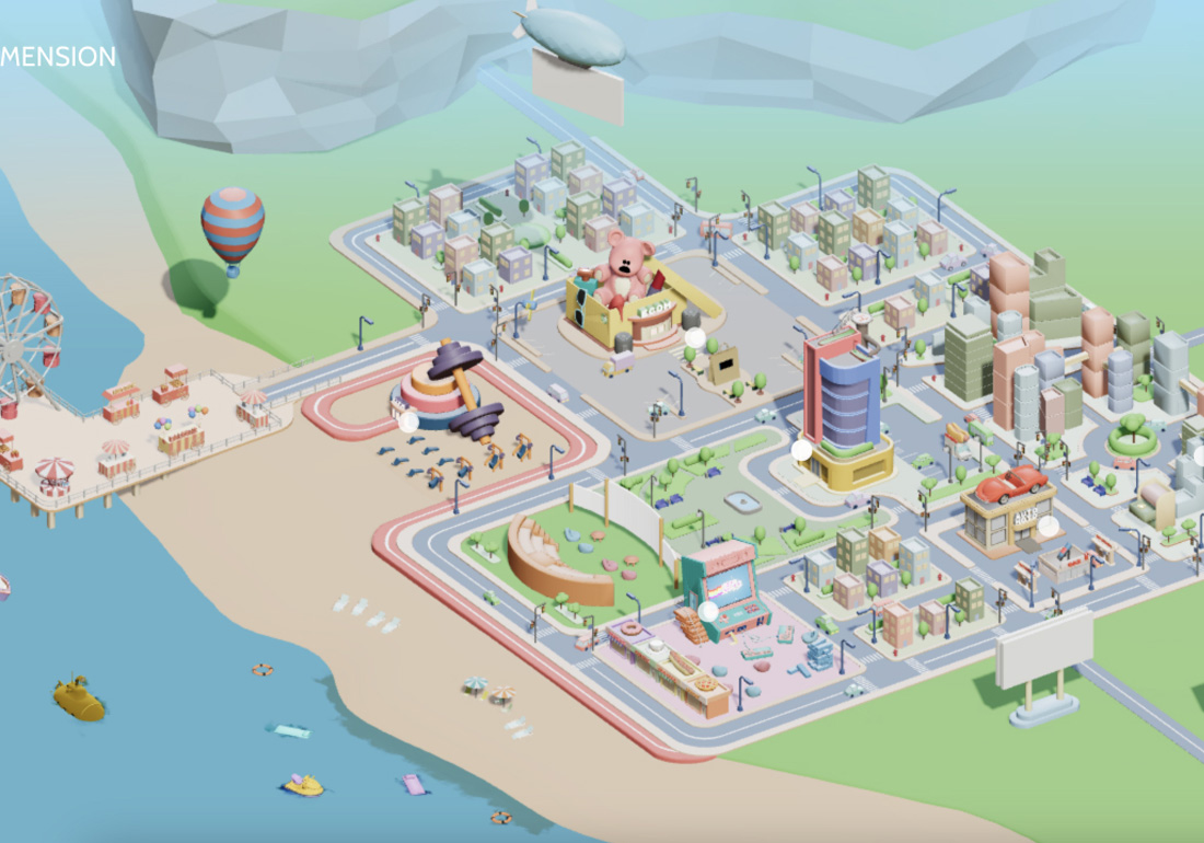 3D interactive city - studio