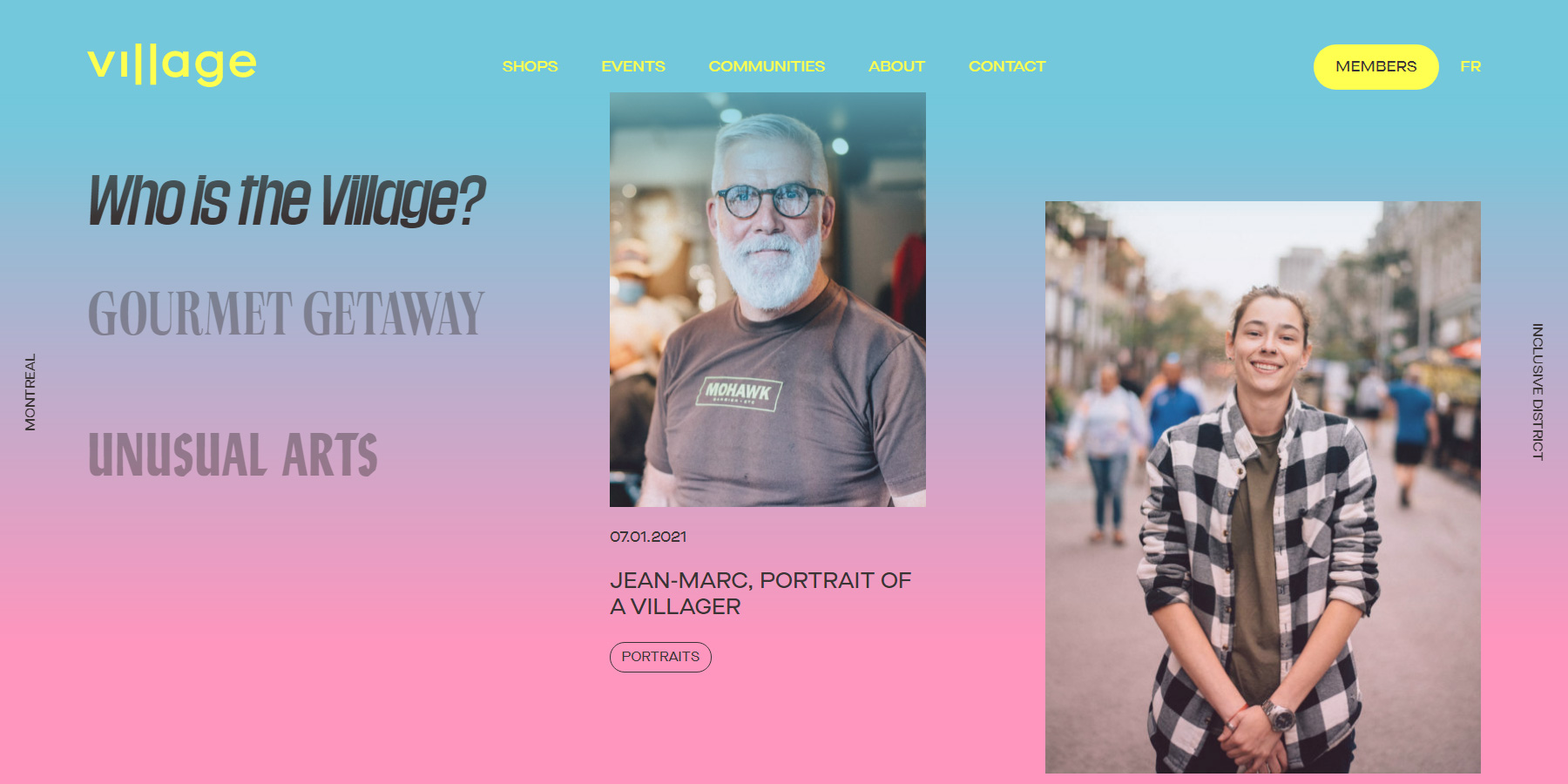 Village Montréal - Website of the Day