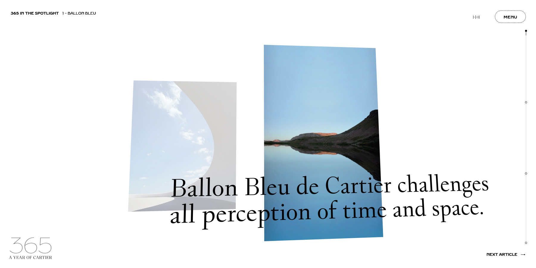365, A Year of Cartier - Website of the Day