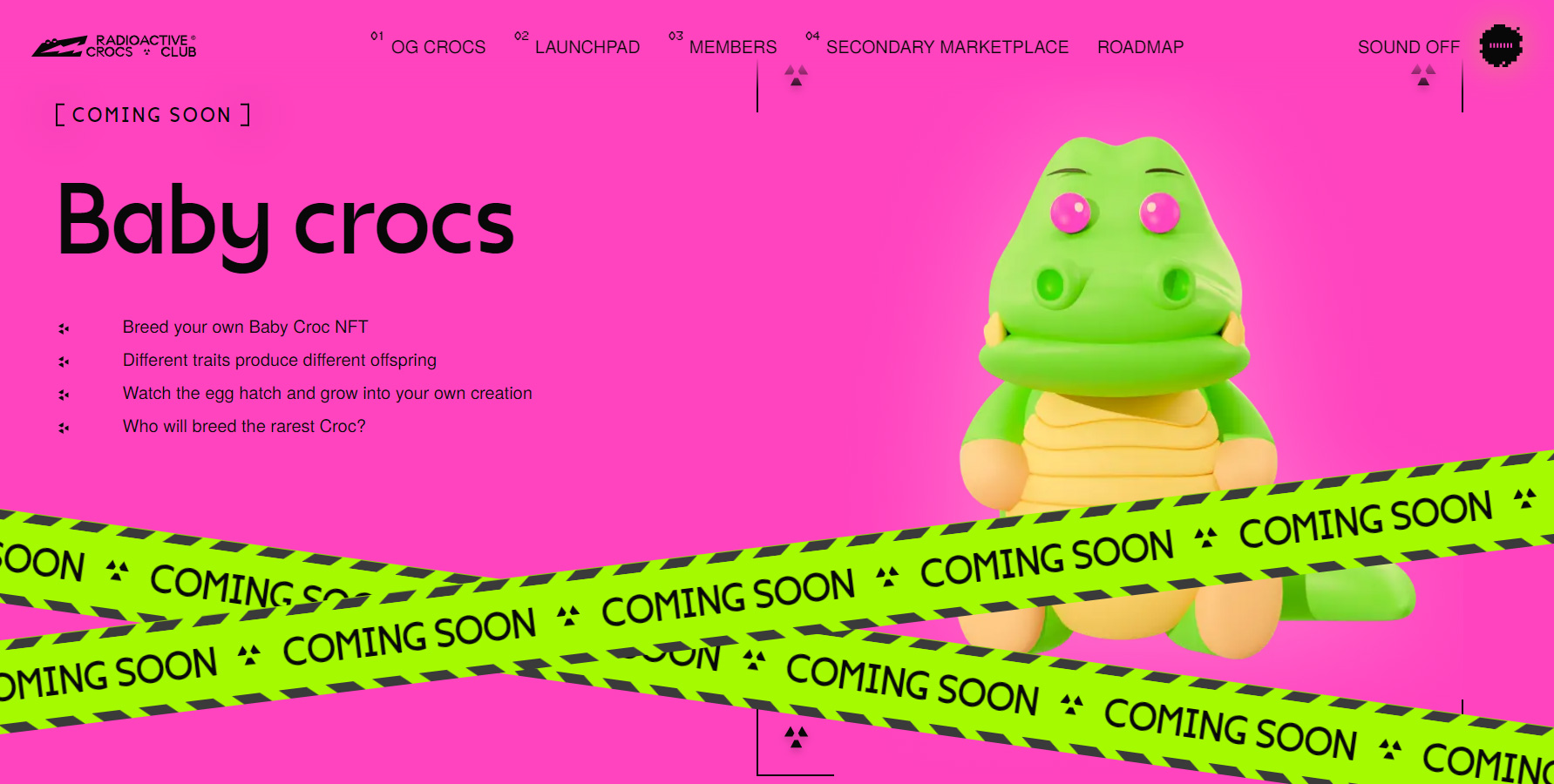 Radioactive Crocs Club - Website of the Day
