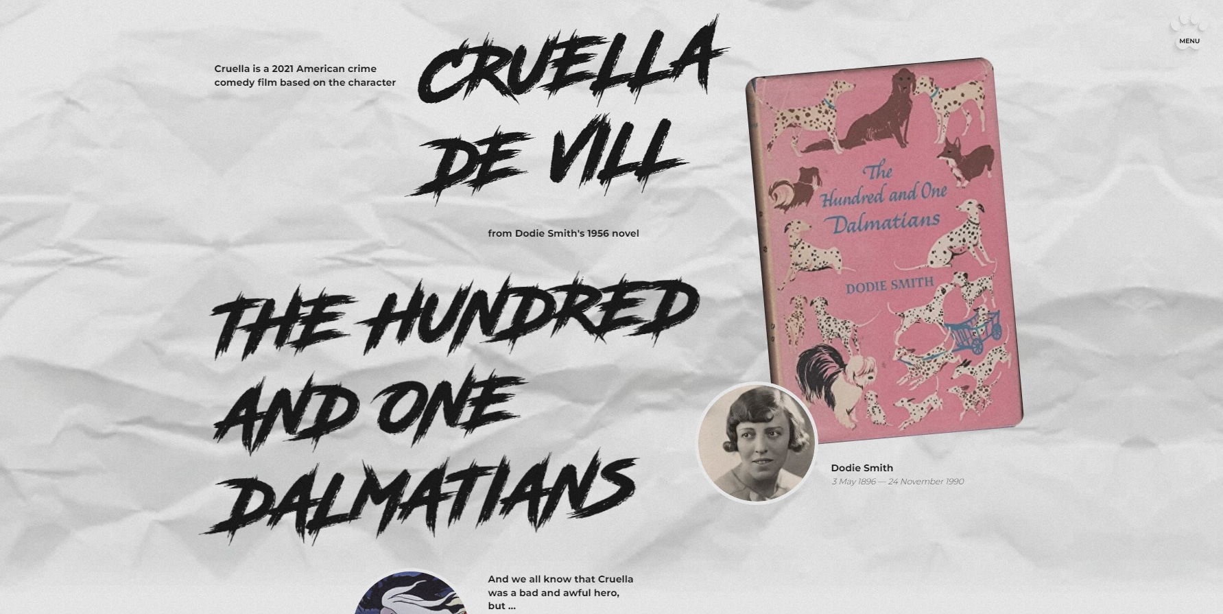 Cruella De Vill - Website of the Day