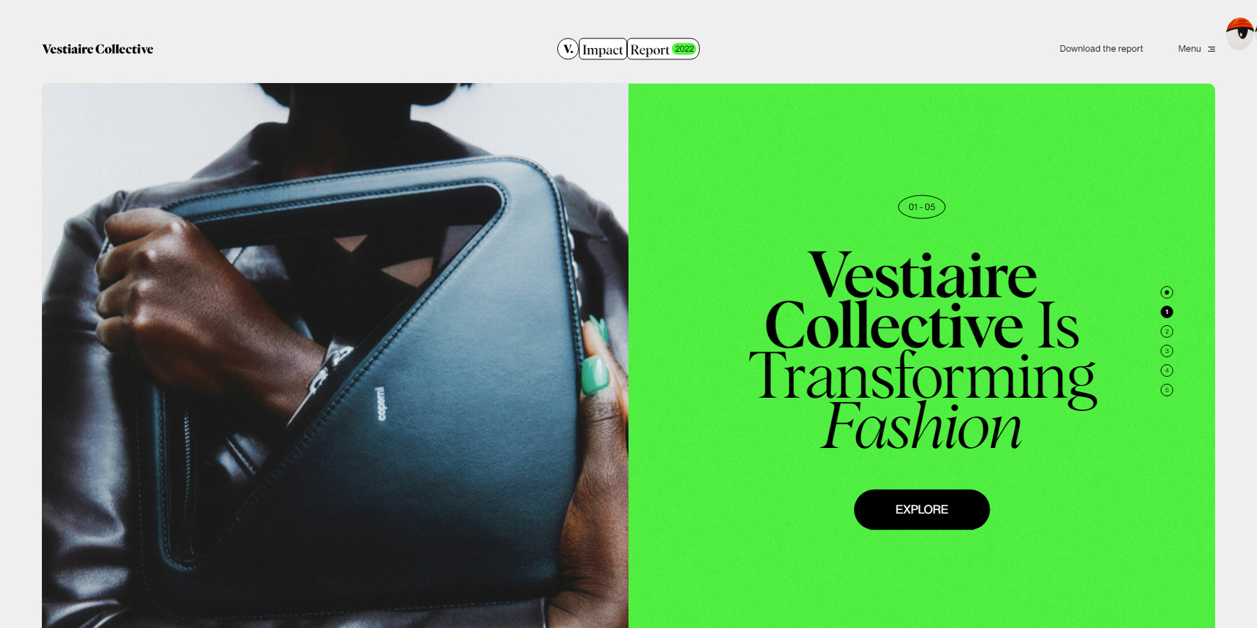 Vestiaire Collective Report 22 - Website of the Day