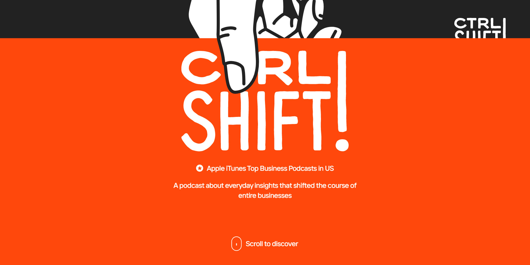 CTRL SHIFT podcast - Website of the Day