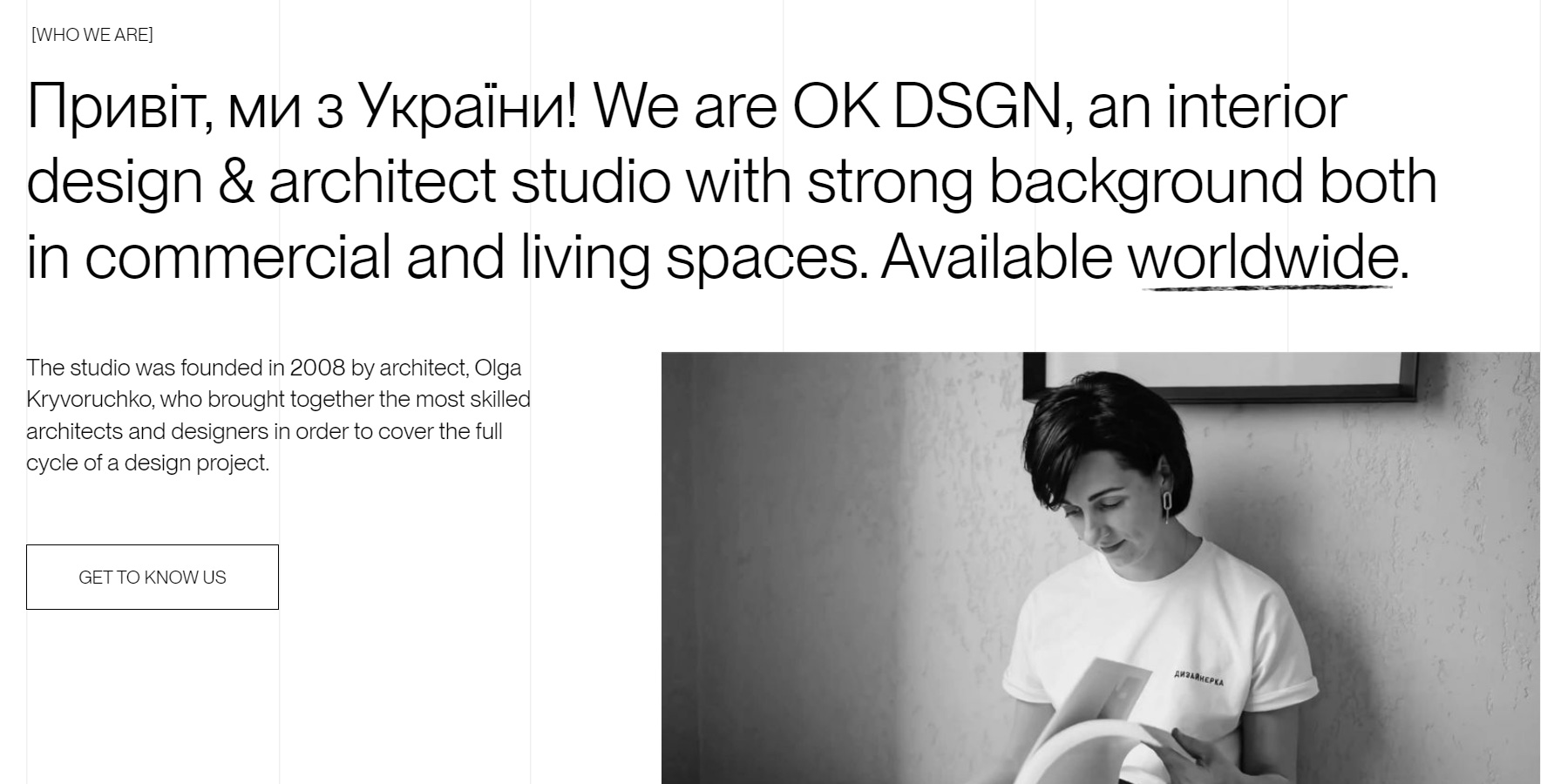 OK.DSGN — Interior Design & Archite - Website of the Day