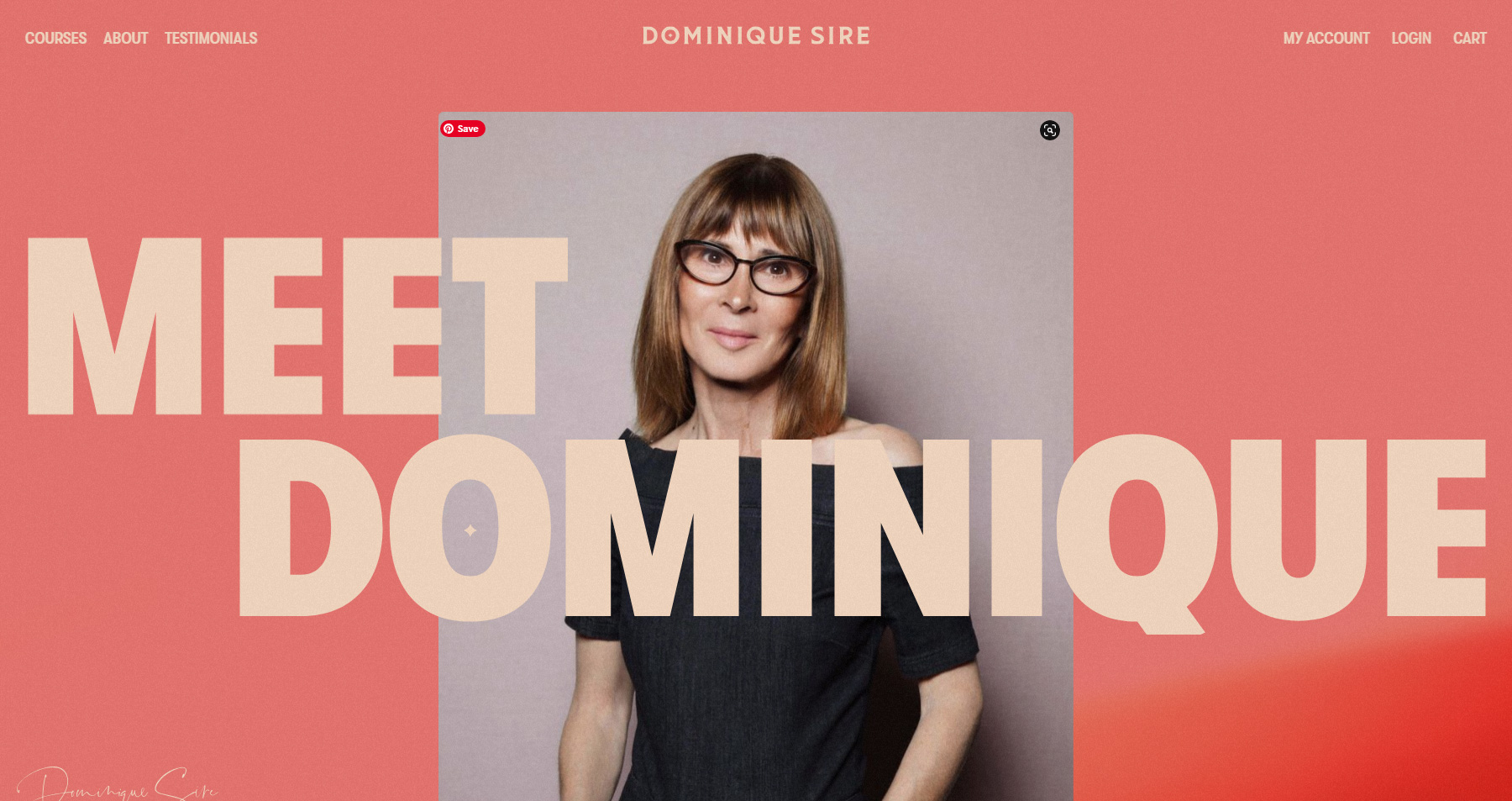 Dominique Sire - Website of the Day