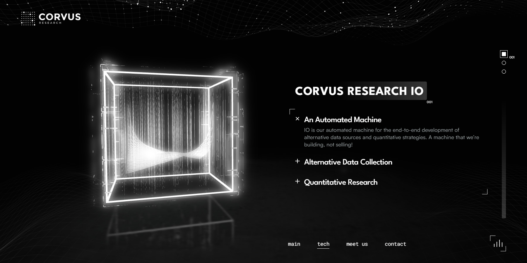 Corvus Research - Website of the Day