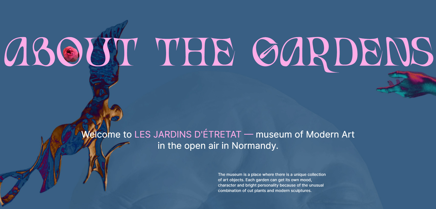 Les Jardins d'Etretat - Website of the Day