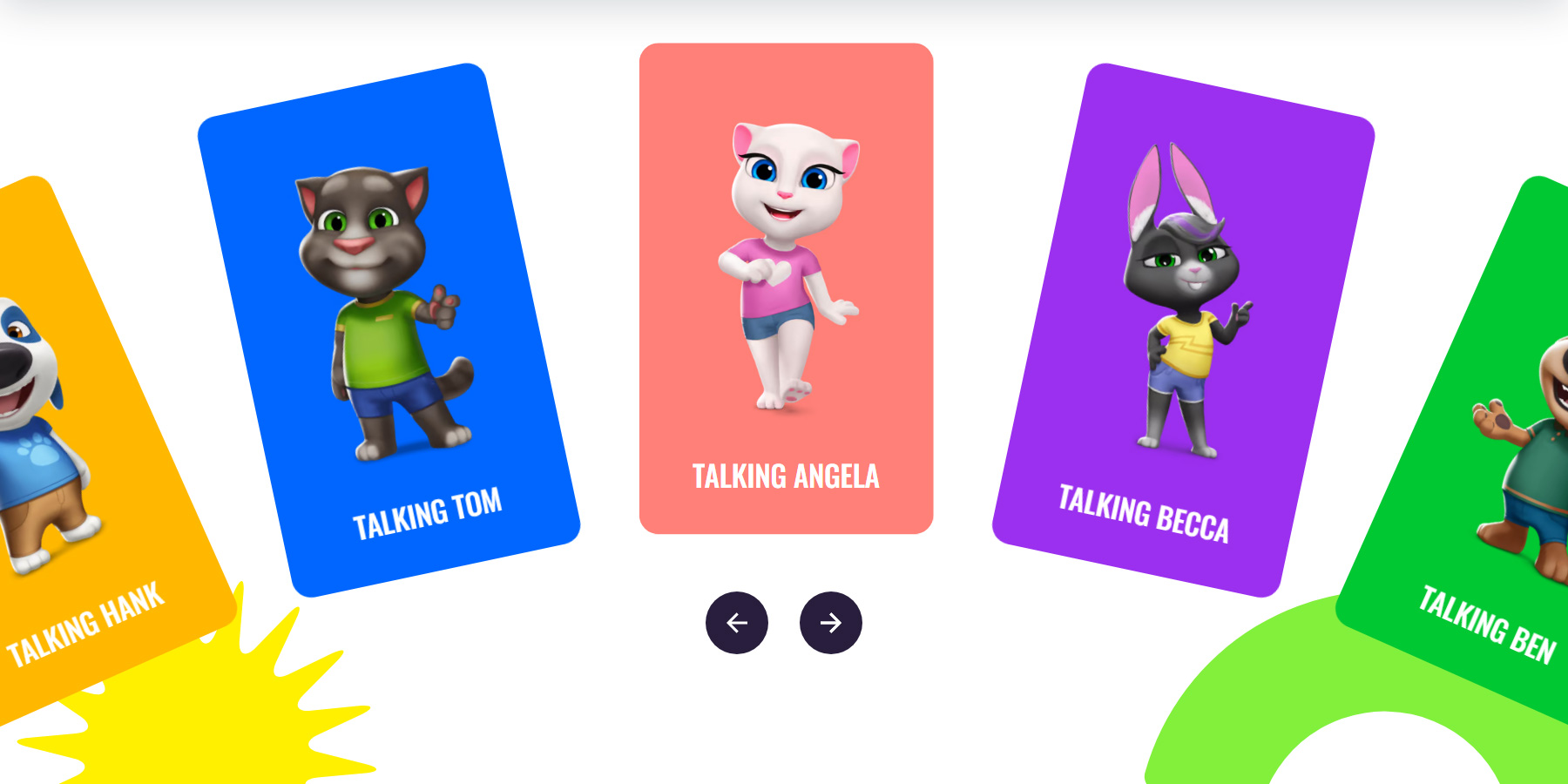 Talking Tom & Friends - Website of the Day