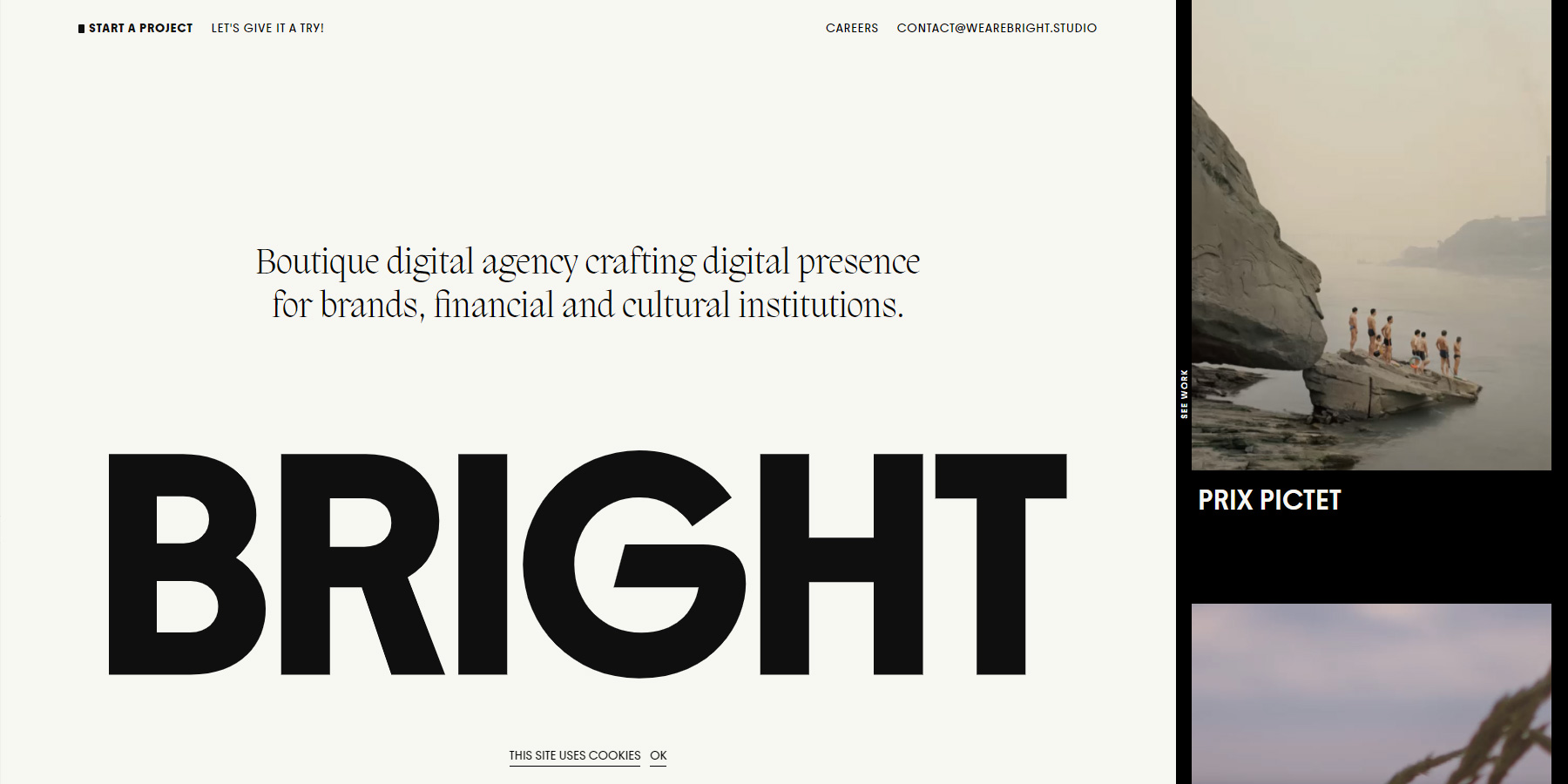 BRIGHT / Digital Studio - Website of the Day