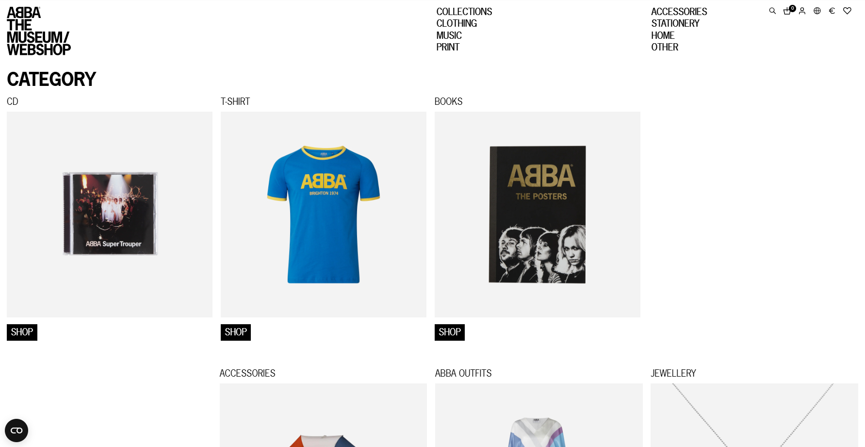 Abba The Museum - Webshop - Website of the Day