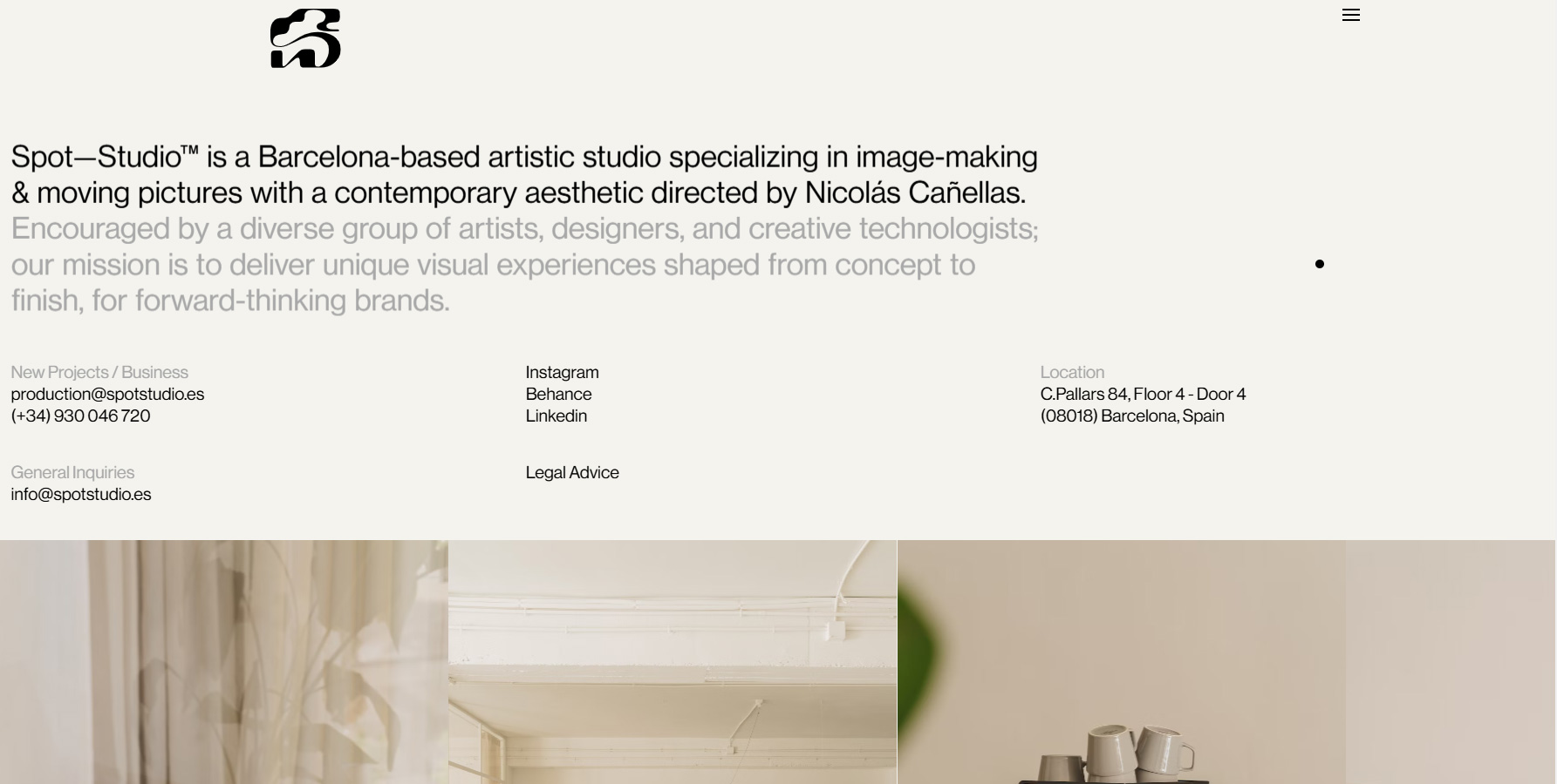 Spot Studio - Website of the Day