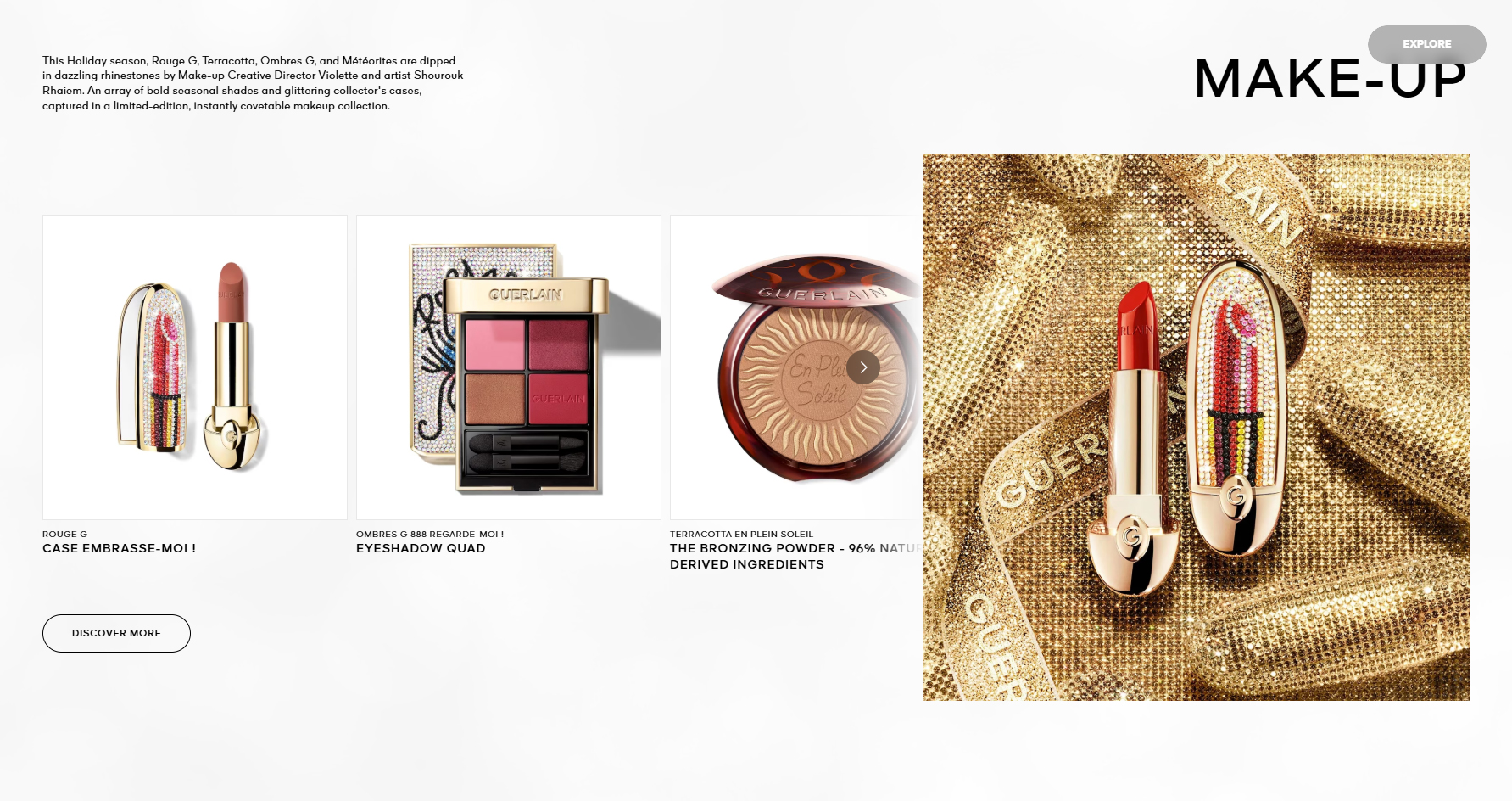 Guerlain, the holiday boutique - Website of the Day