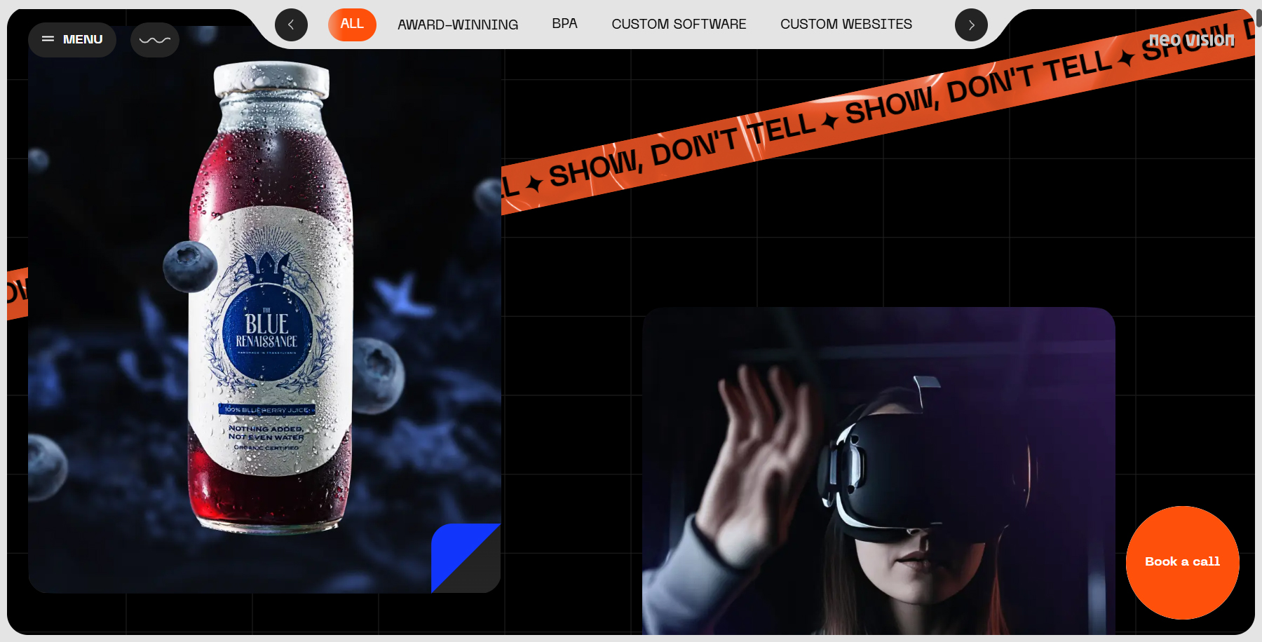 Neo Vision - No BS Web Agency - Website of the Day