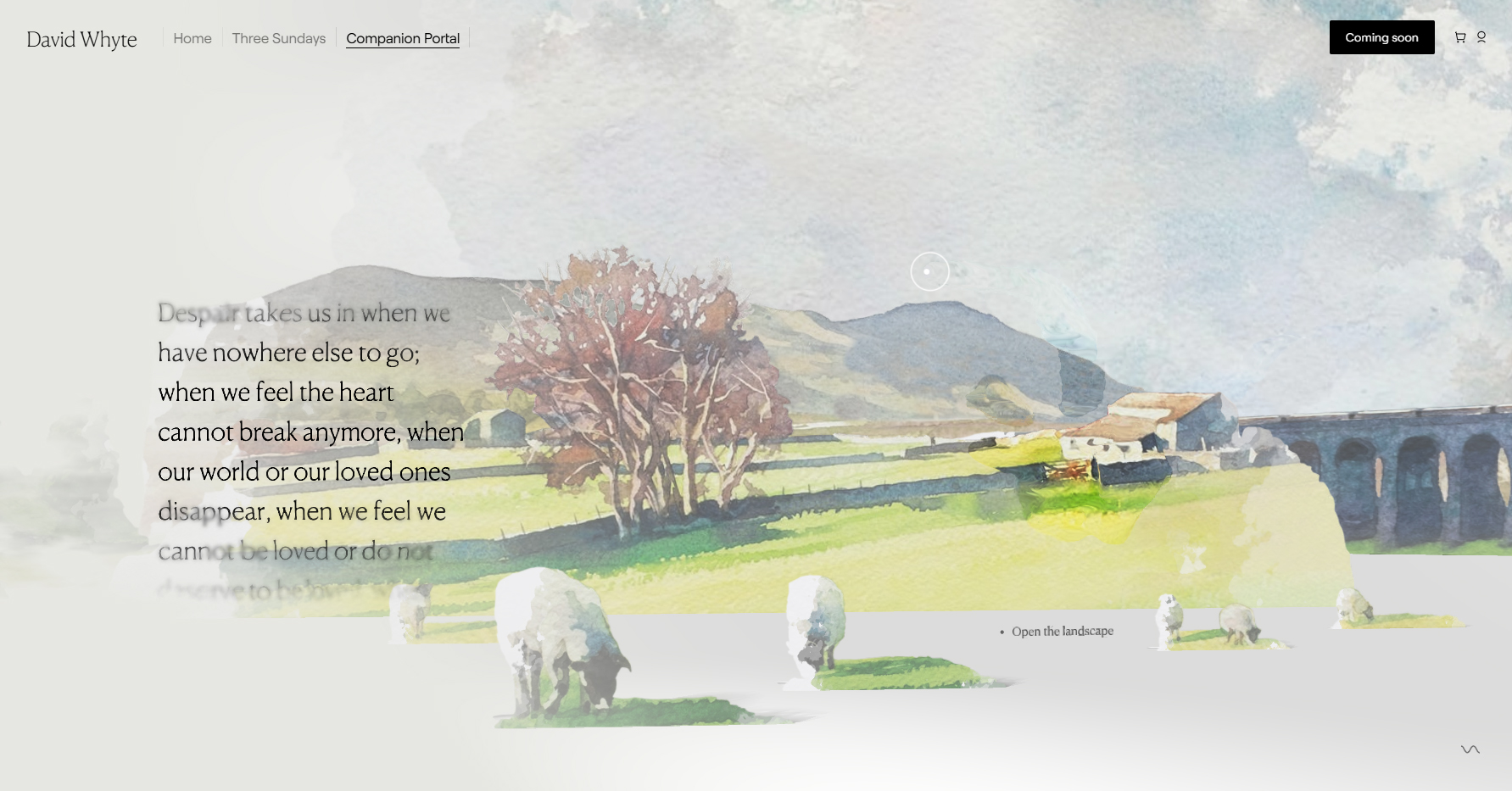 David Whyte Experience - Website of the Day