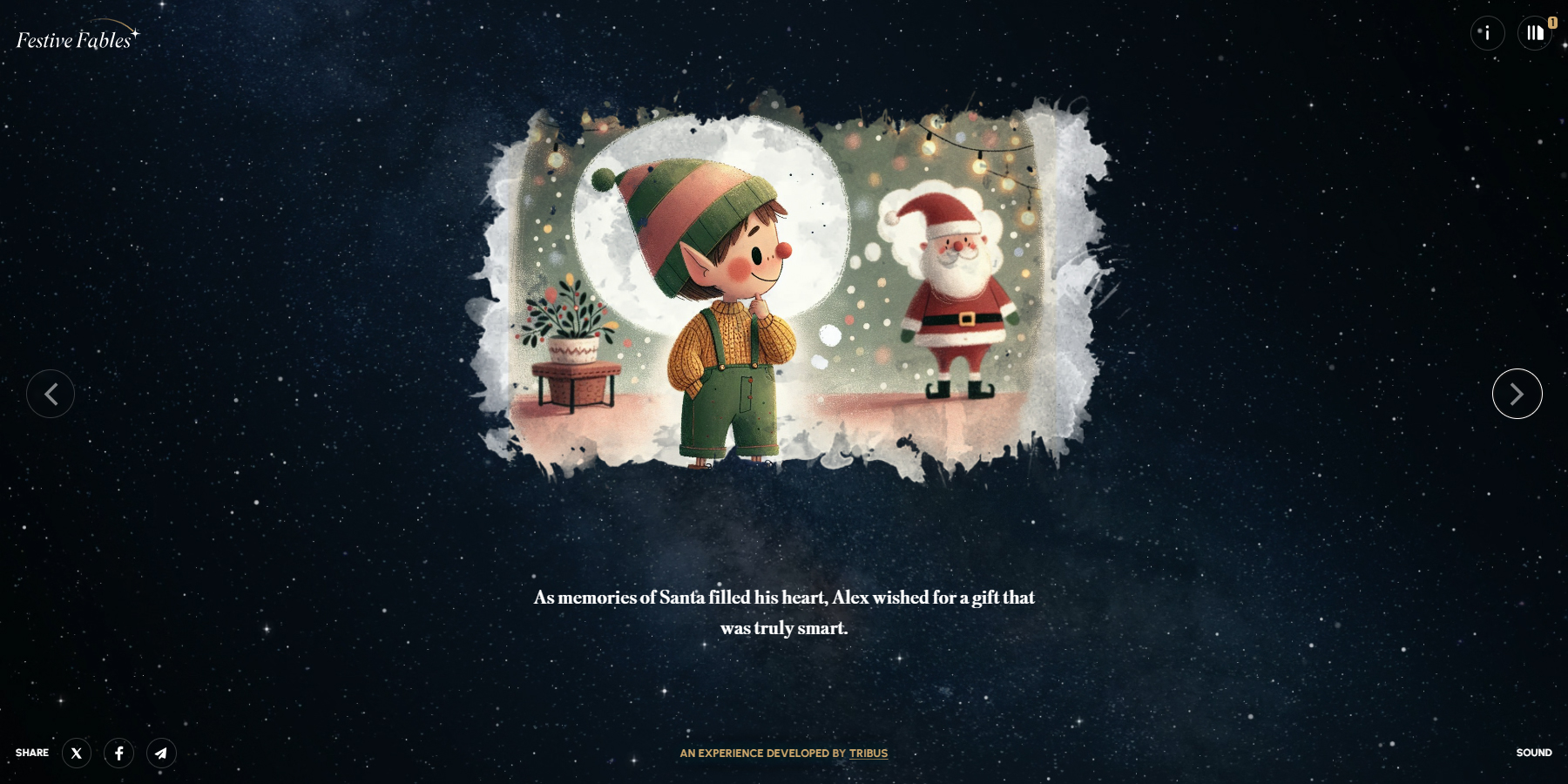 Festive Fables - Website of the Day