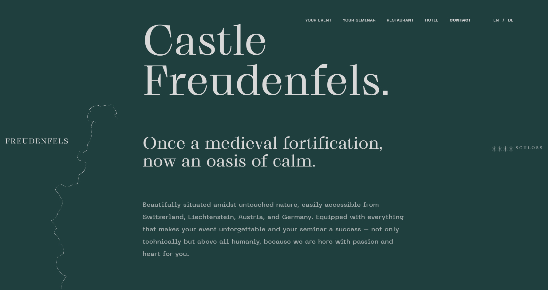 Freudenfels Castle - Website of the Day