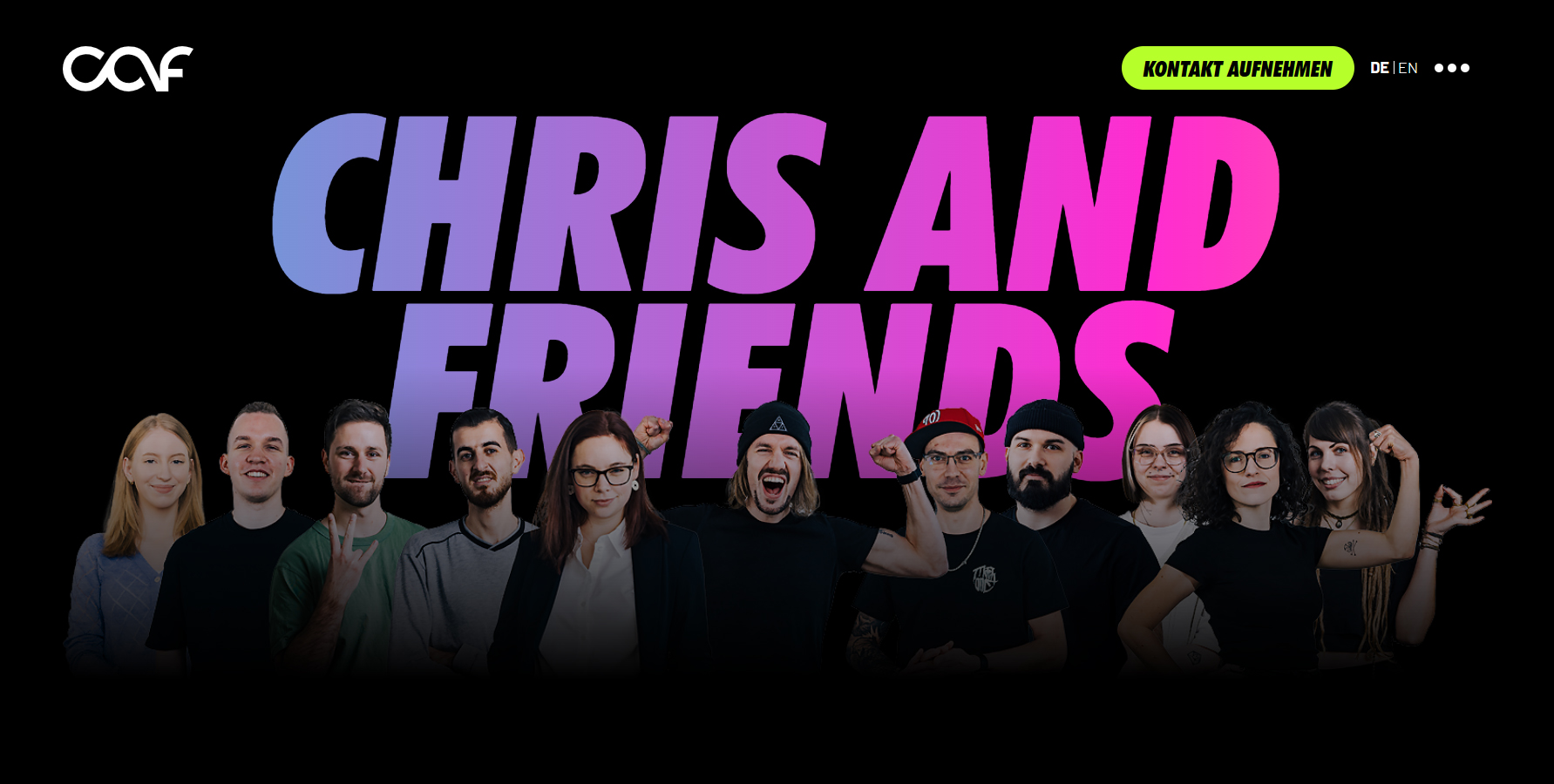 chris and friends - Website of the Day