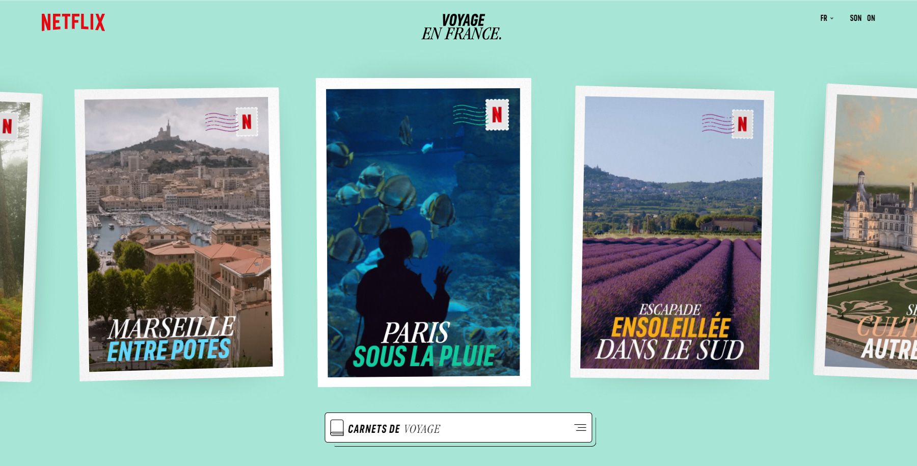 Netflix Voyage en France - Website of the Day
