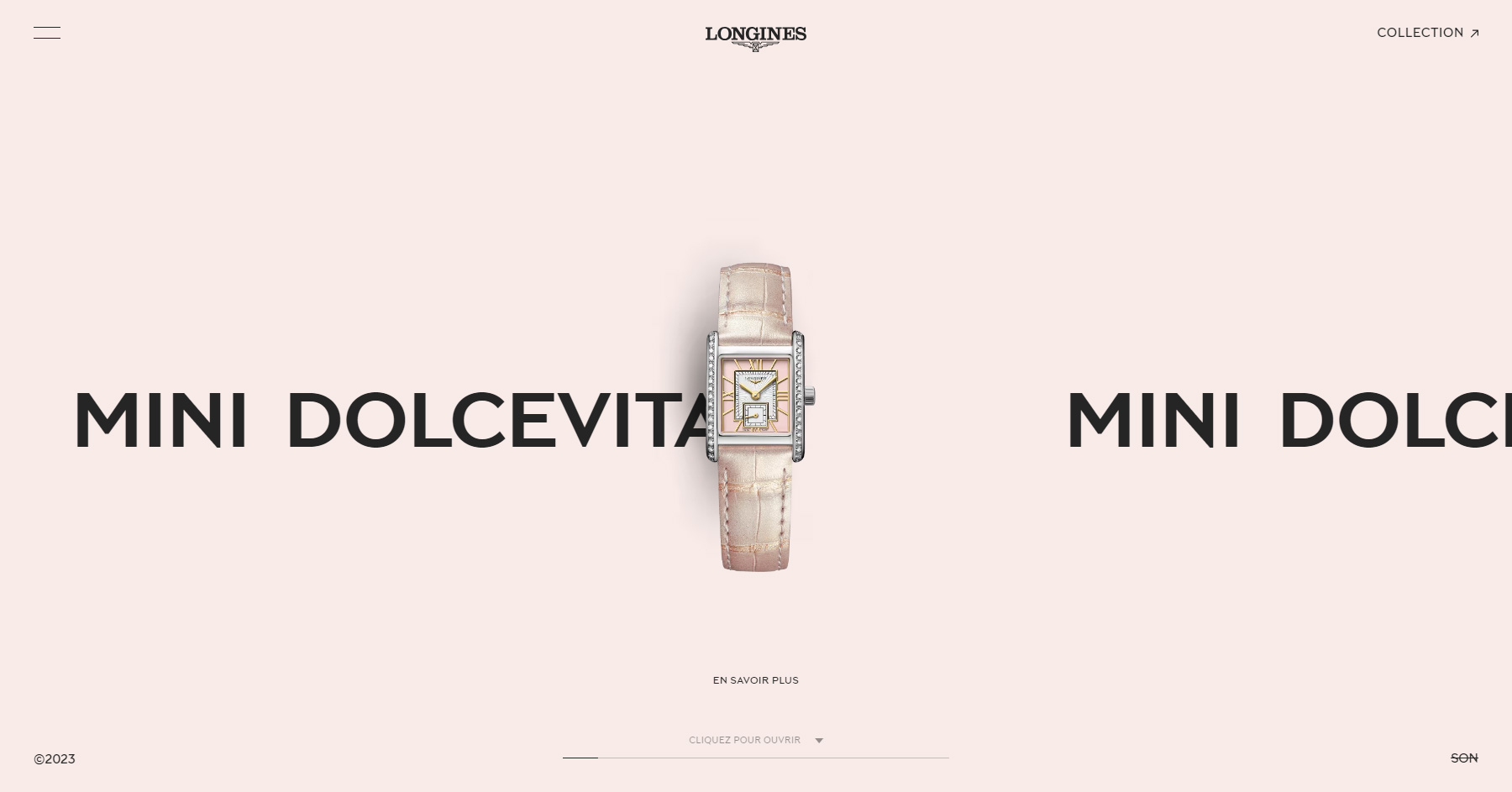 Longines Dolcevita - Website of the Day