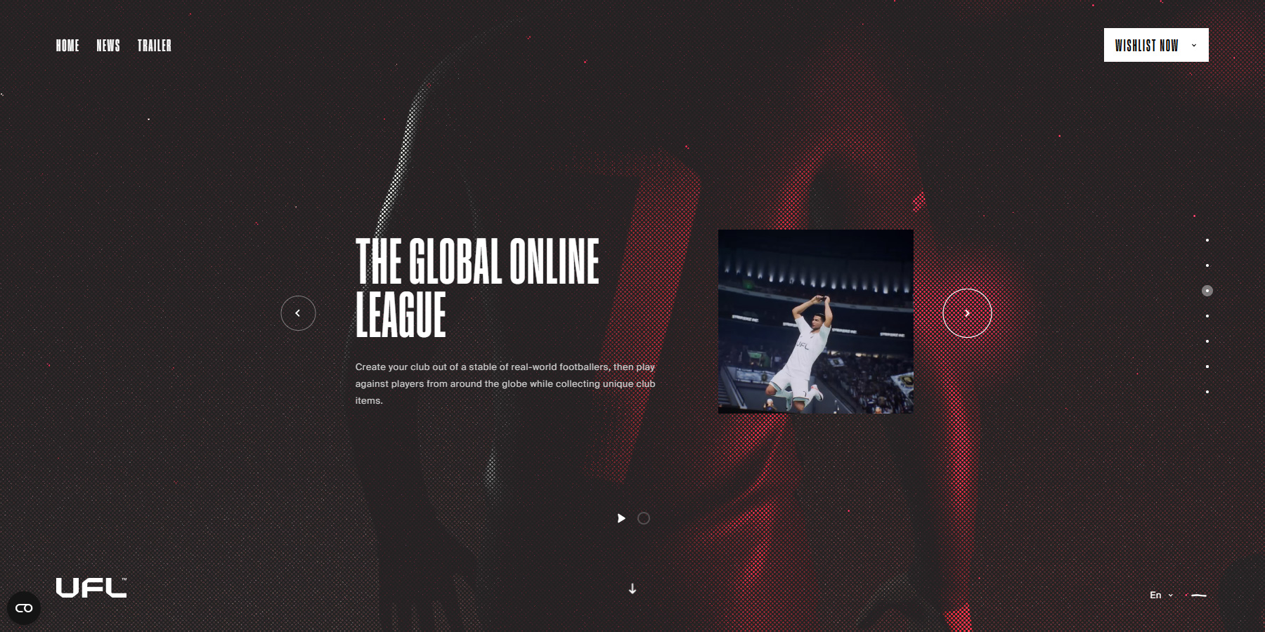 UFL GAME - Website of the Day