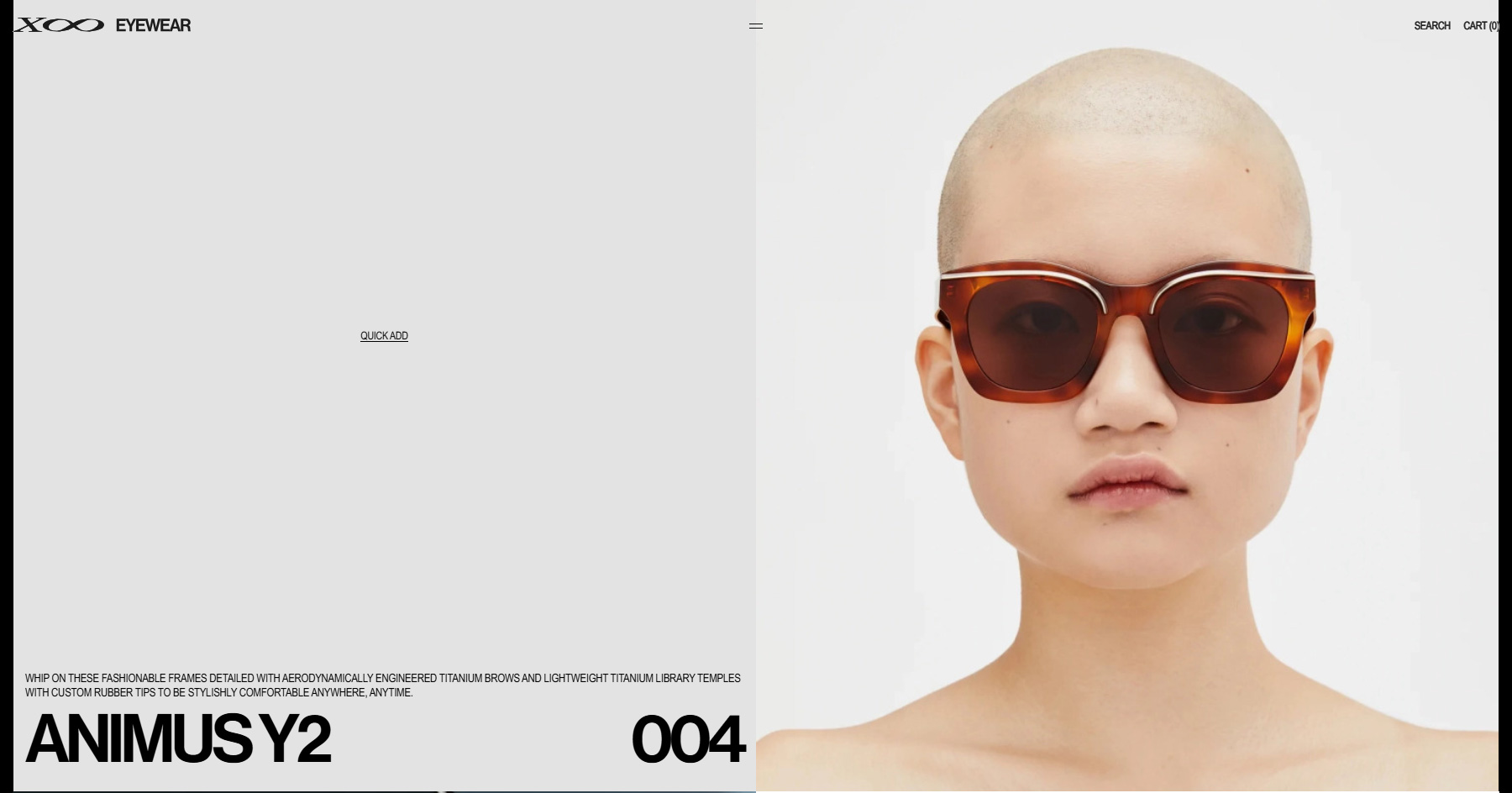 X8 Eyewear - Website of the Day